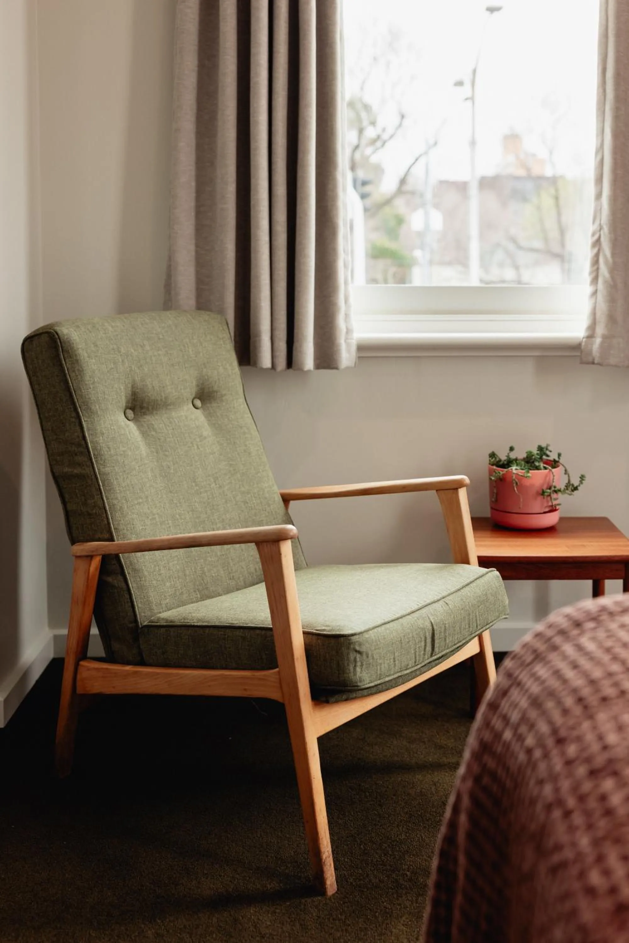 Bedroom in Naughtons Hotel