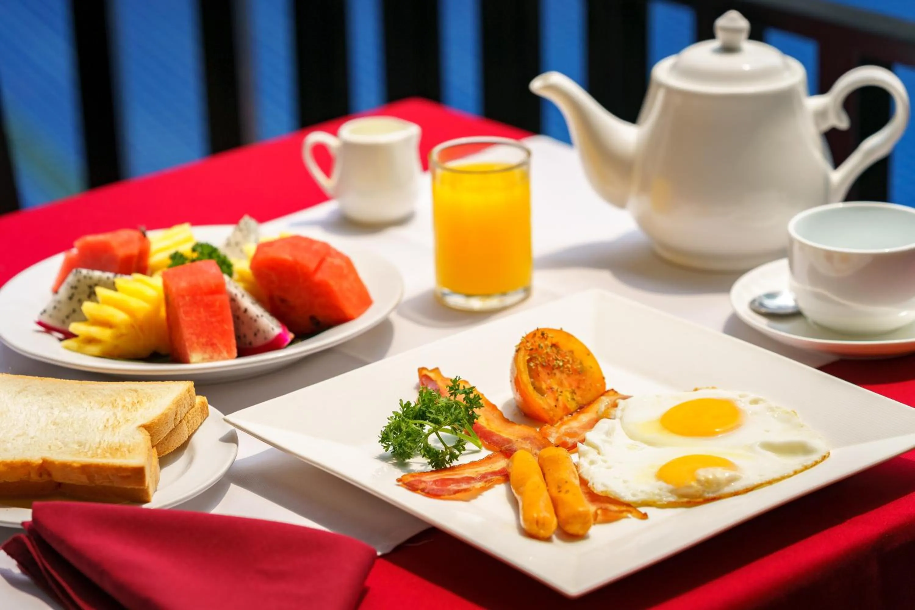 Continental breakfast in Reveal Angkor Hotel