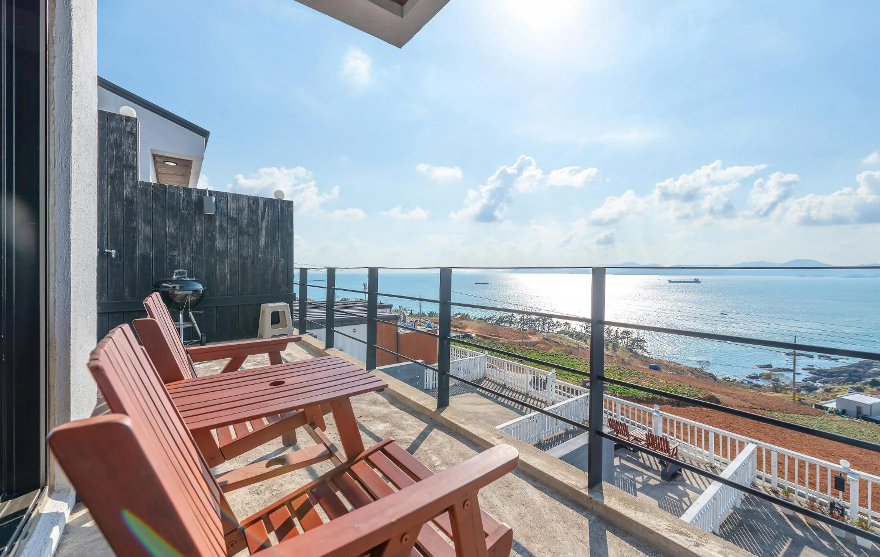 Balcony/Terrace in Namhae Whale's Dream