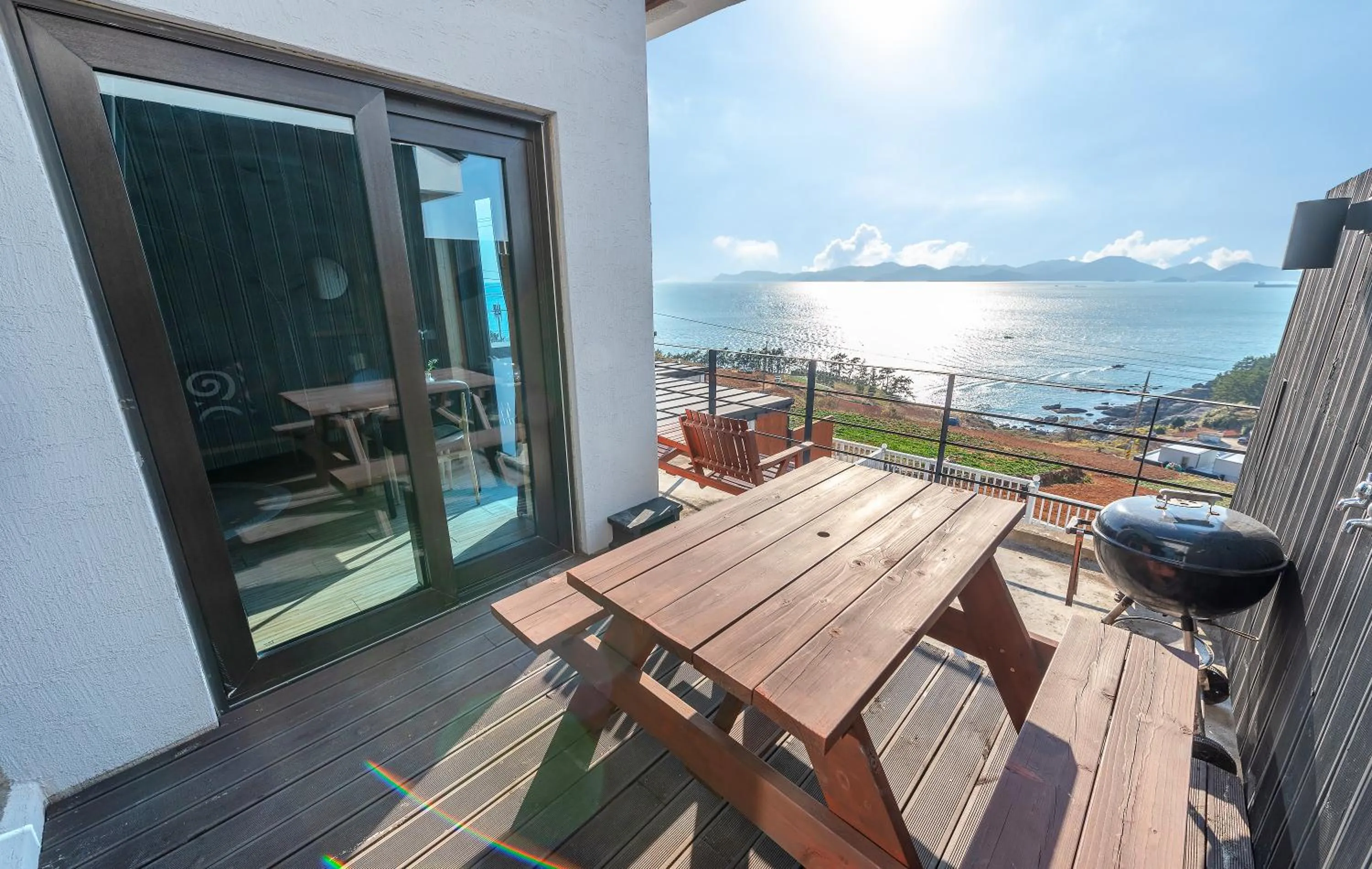 BBQ facilities in Namhae Whale's Dream