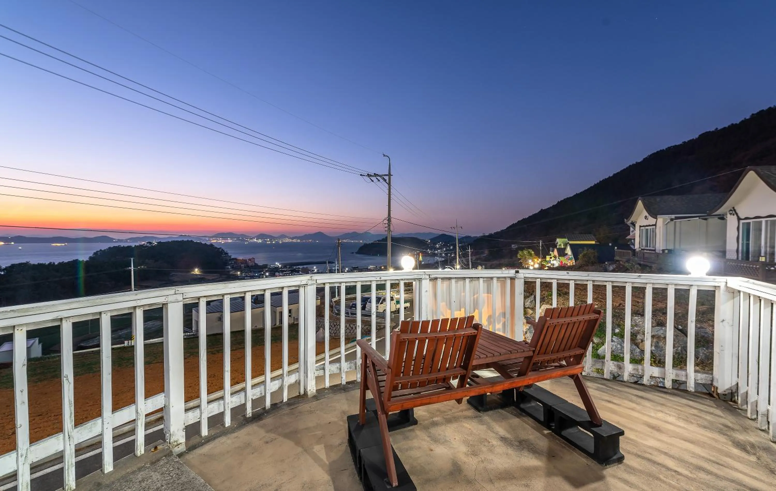 Balcony/Terrace in Namhae Whale's Dream