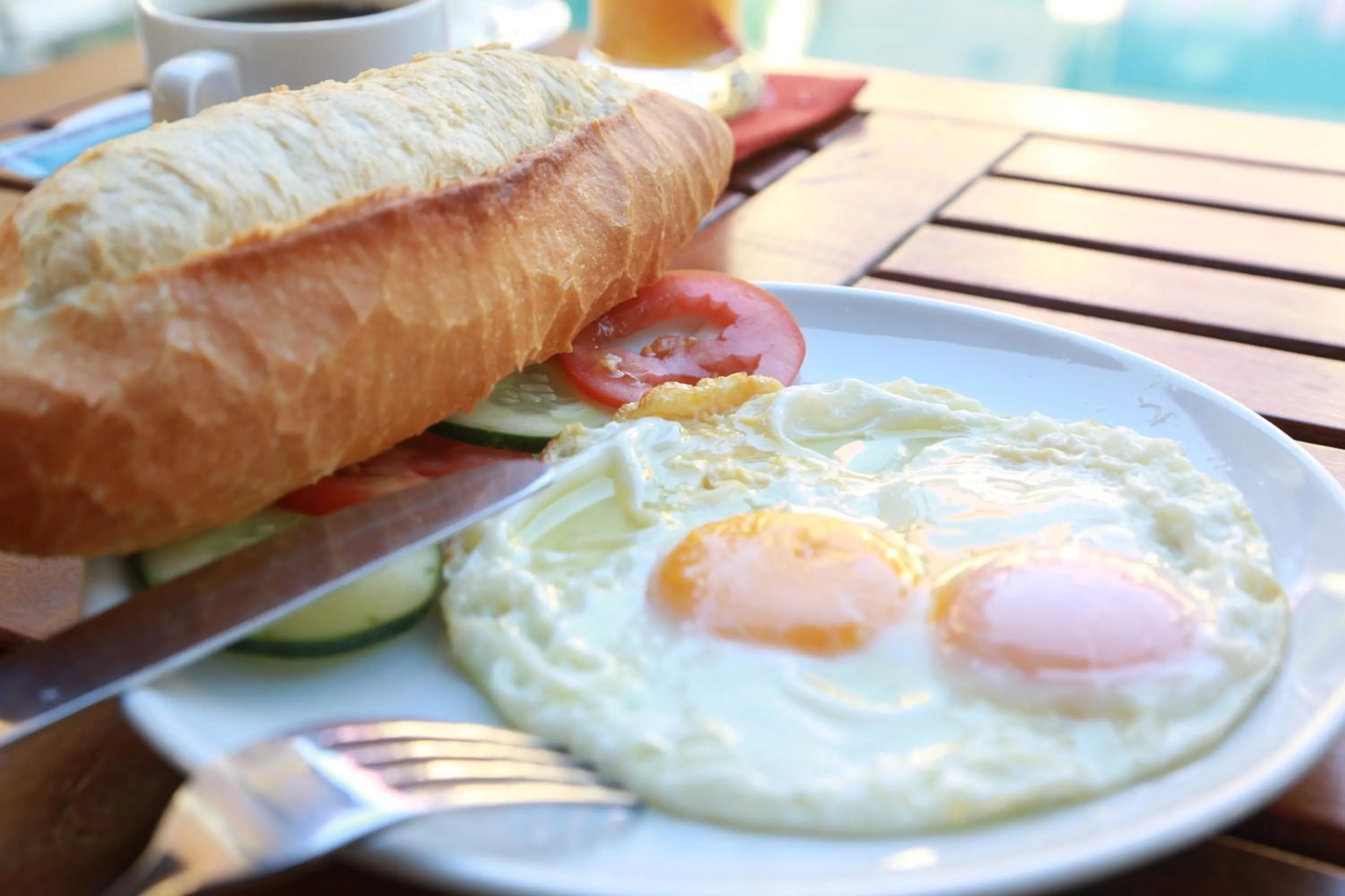 Food close-up in The Earth Villa