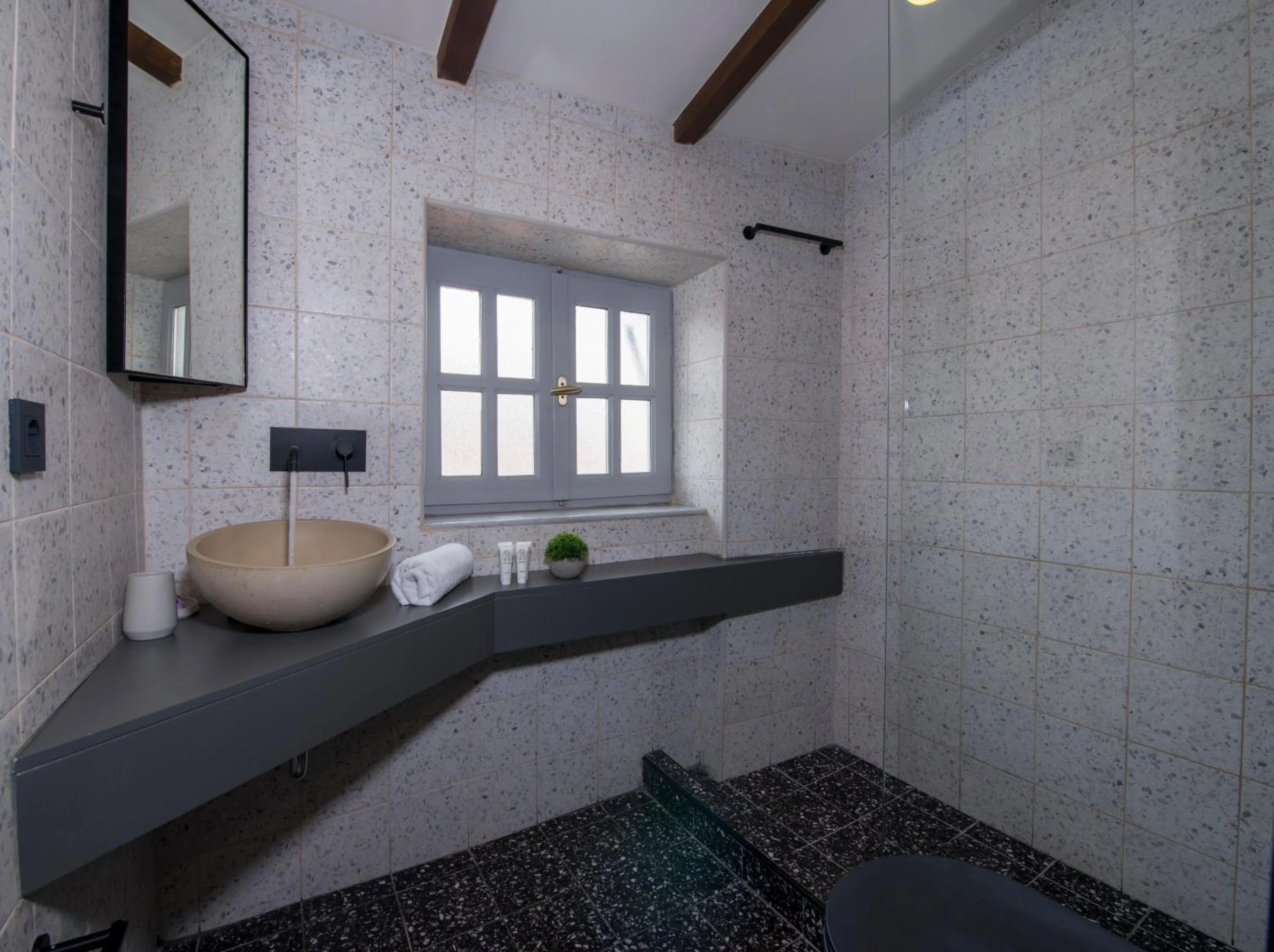 Bathroom, Bed in Cretan Berry Sarpaki