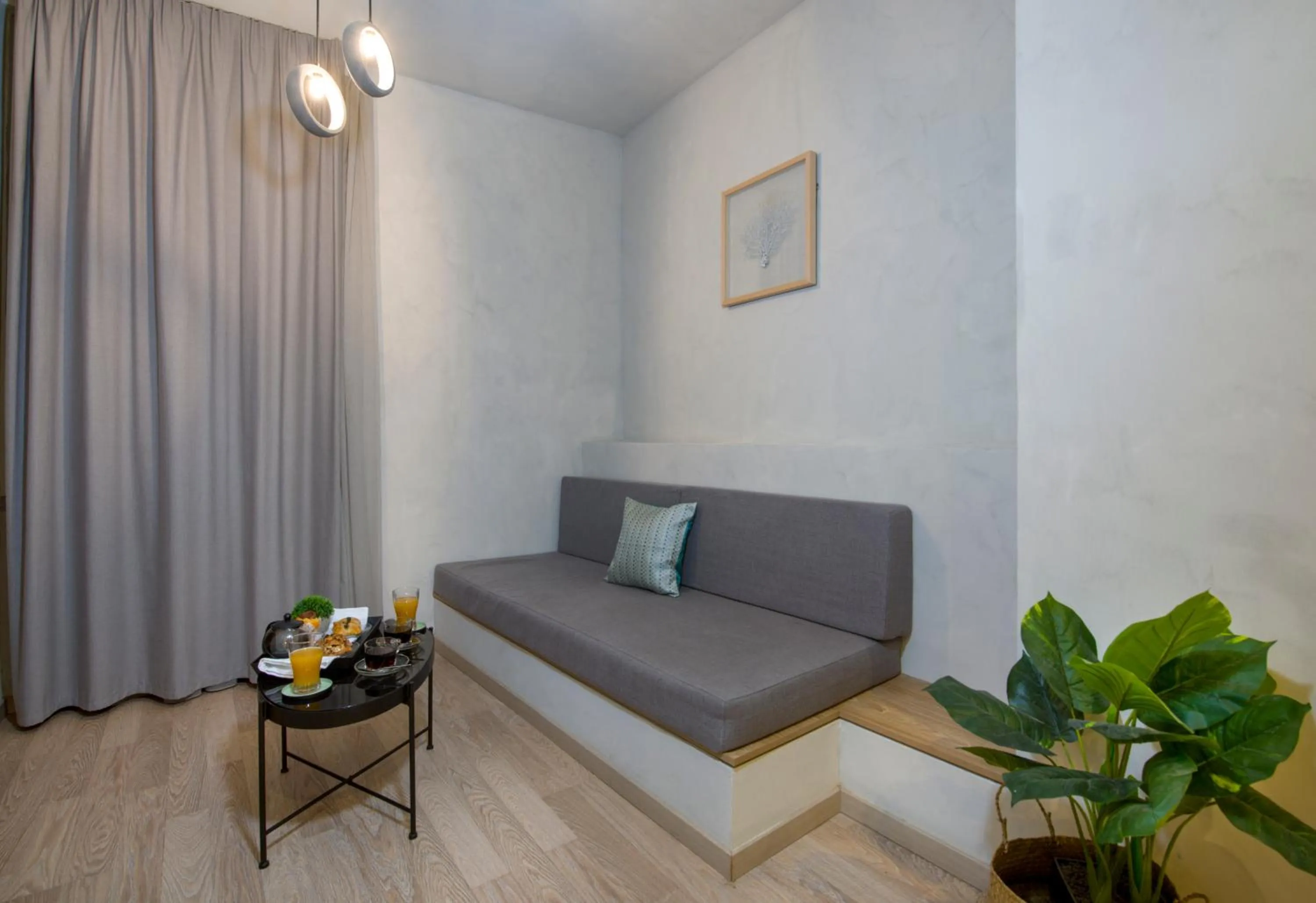 Seating area in Cretan Berry Sarpaki