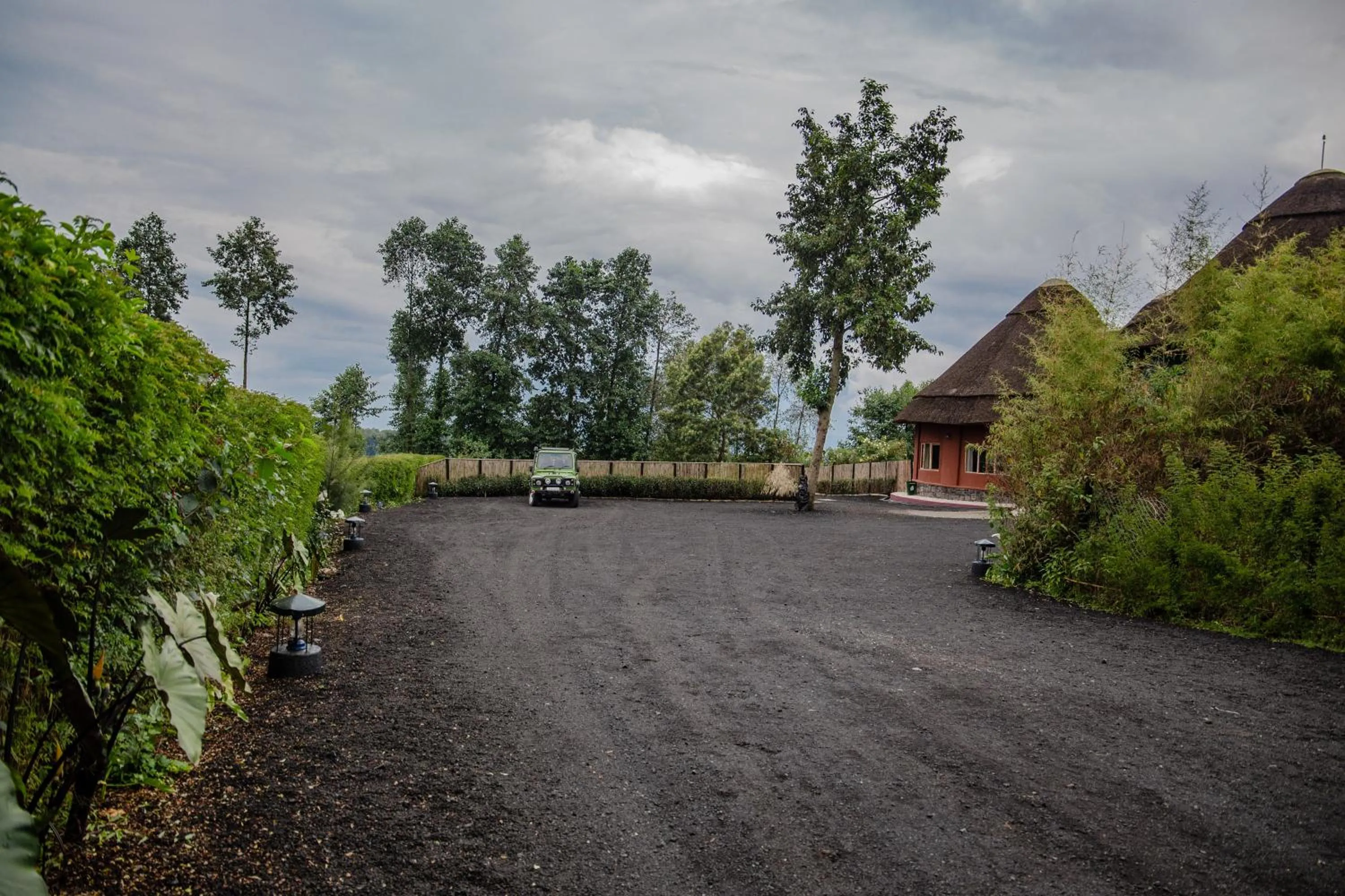 Facade/entrance in Ingagi Park View Lodge