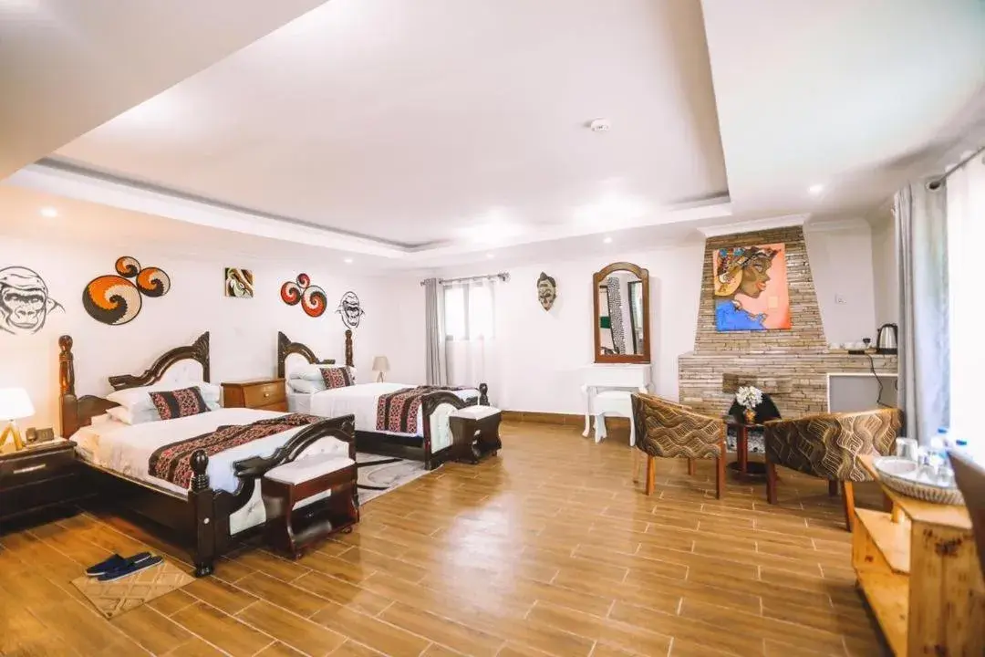 Twin Room with Balcony in Ingagi Park View Lodge Twin Room with Balcony in Ingagi Park View Lodge