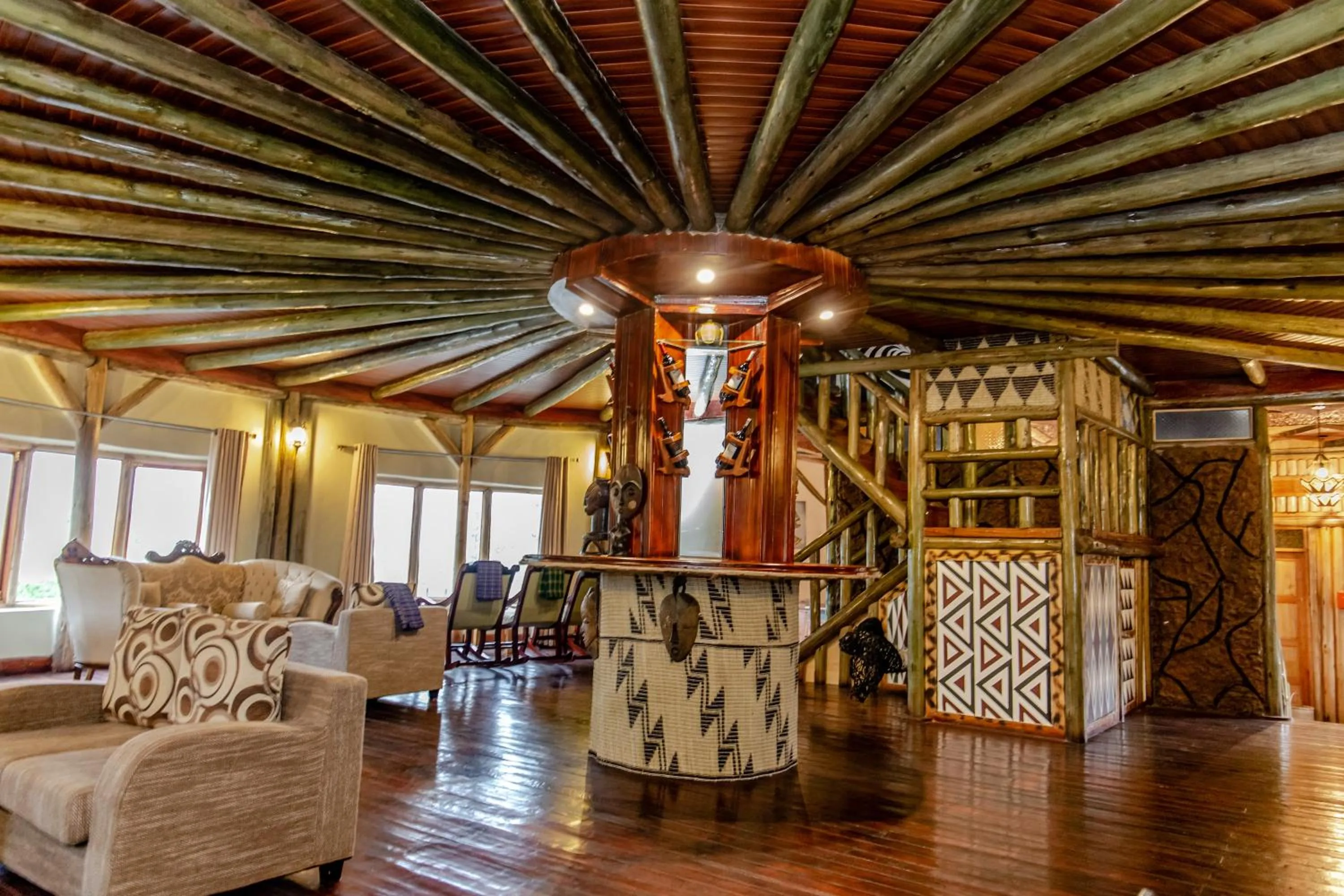 Lobby or reception in Ingagi Park View Lodge