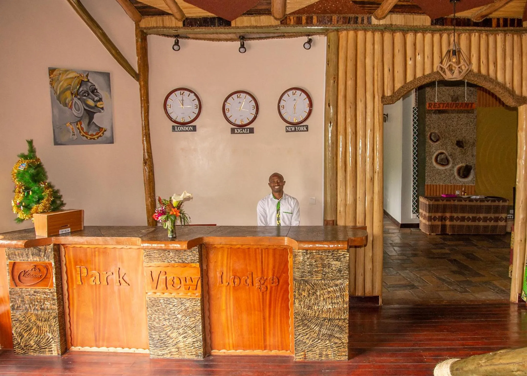 Staff in Ingagi Park View Lodge