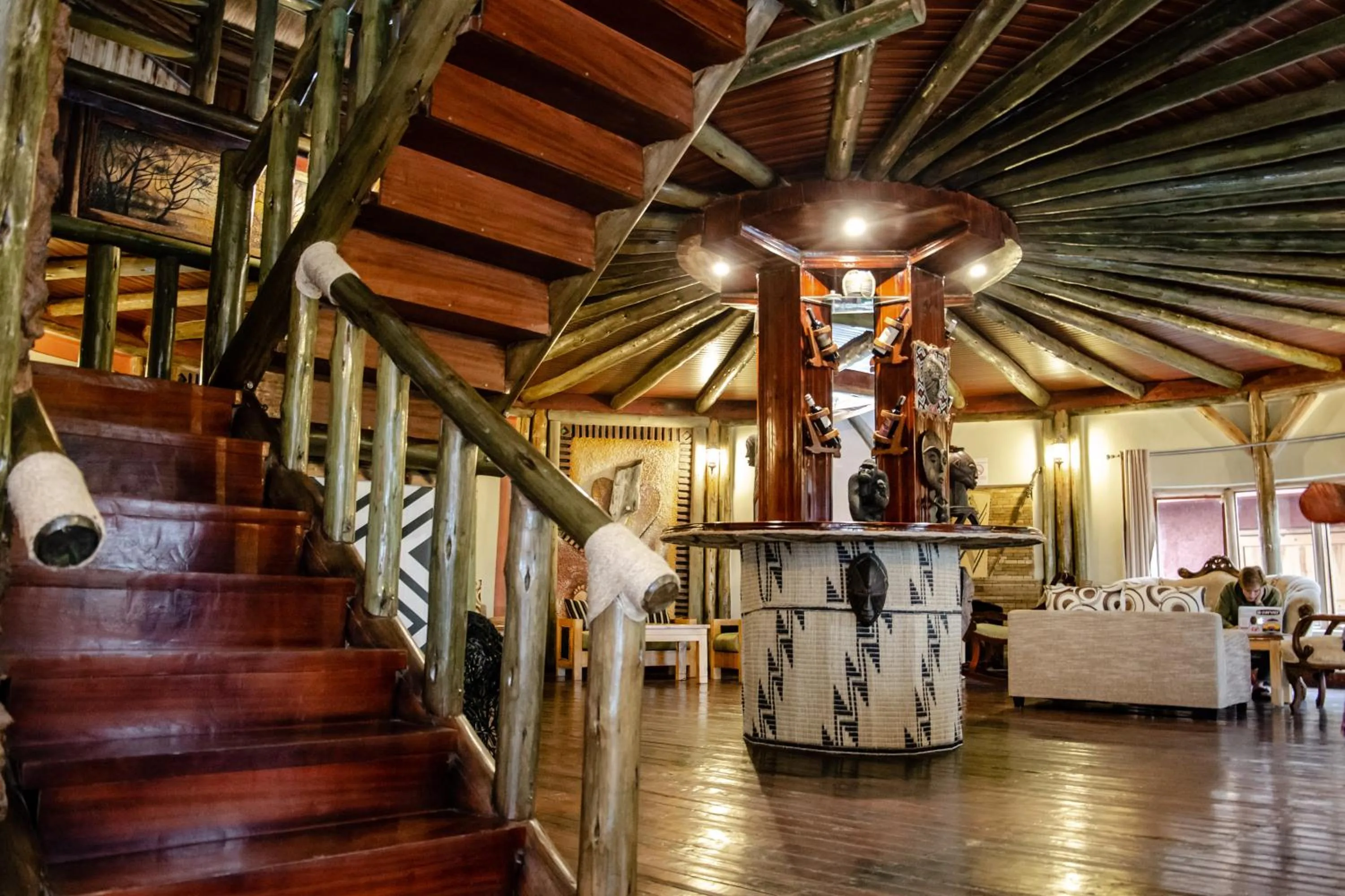 Lobby or reception in Ingagi Park View Lodge