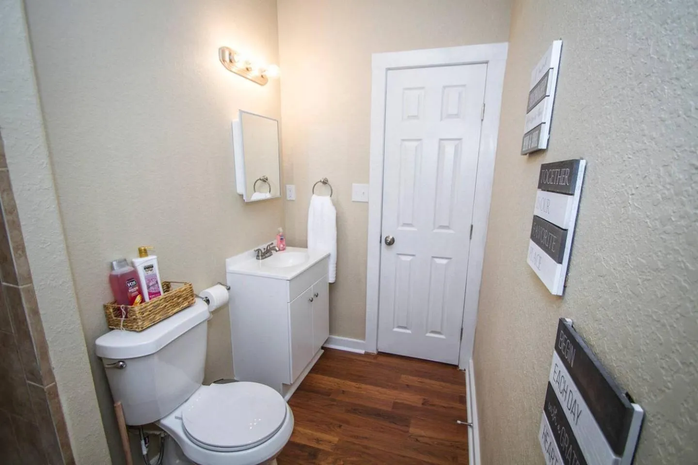 Toilet in Hackberry St #B Renovated 2BR Near Downtown SA