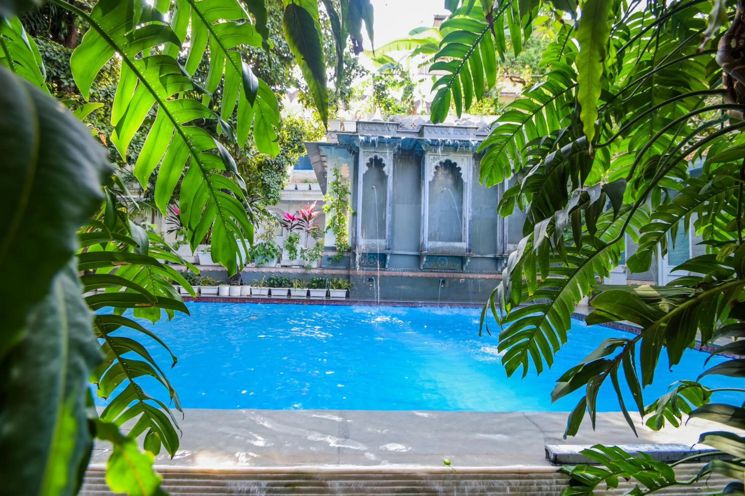 Swimming pool in Hotel Raj Palace Udaipur
