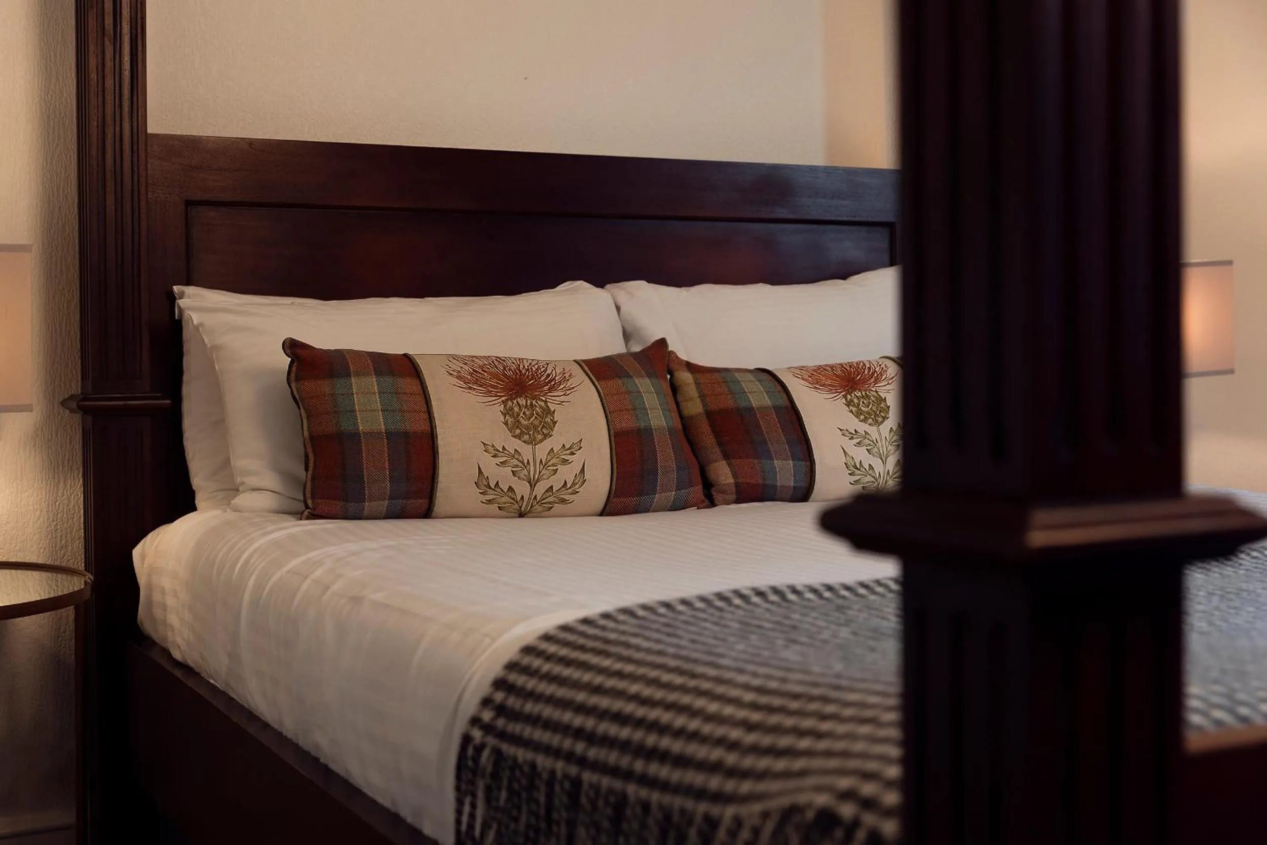 Bed in Loch Leven Hotel & Distillery