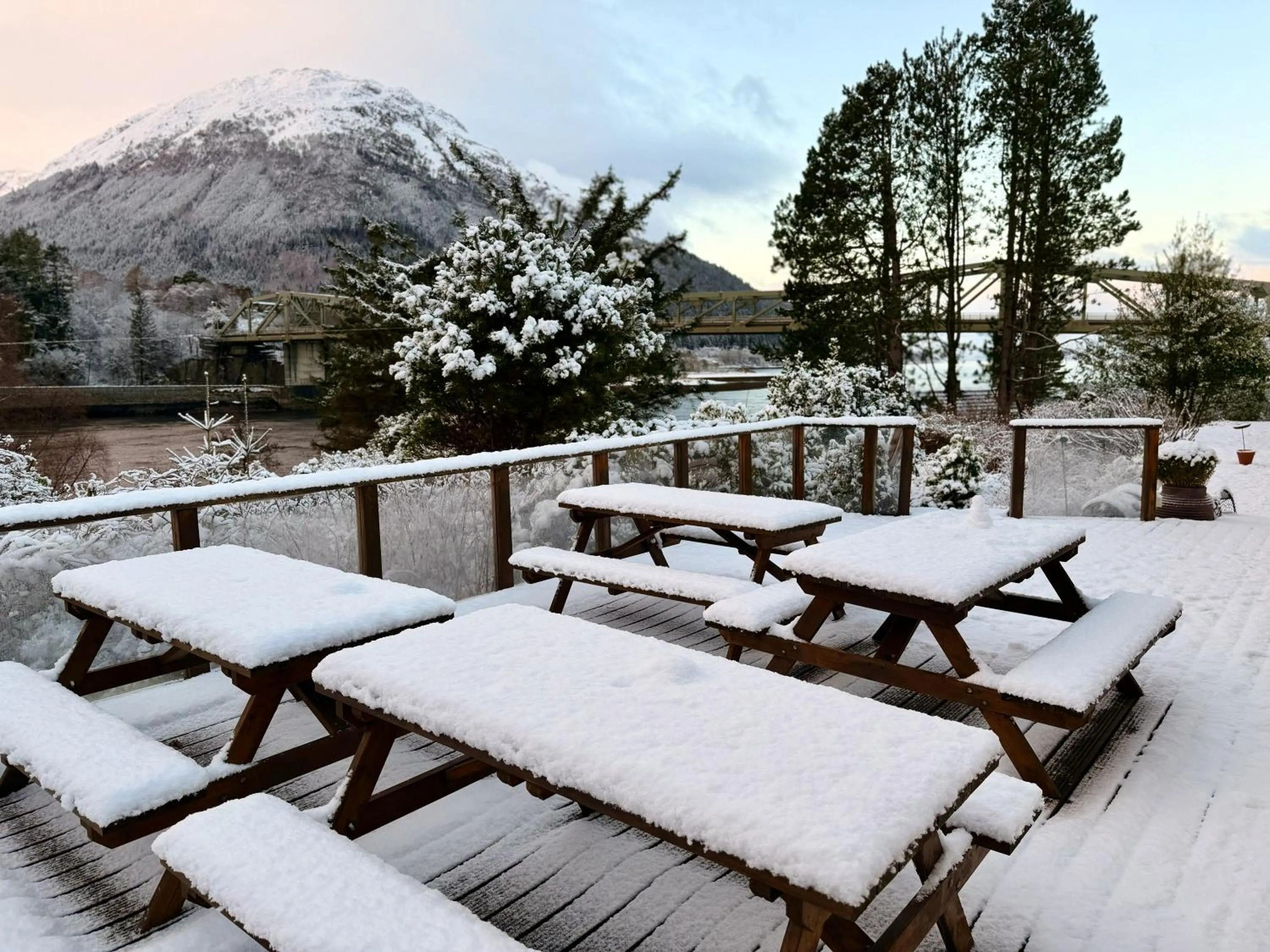 Mountain view in Loch Leven Hotel & Distillery