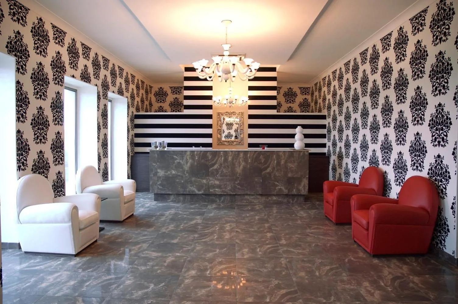 Lobby or reception in Hotel Novelli