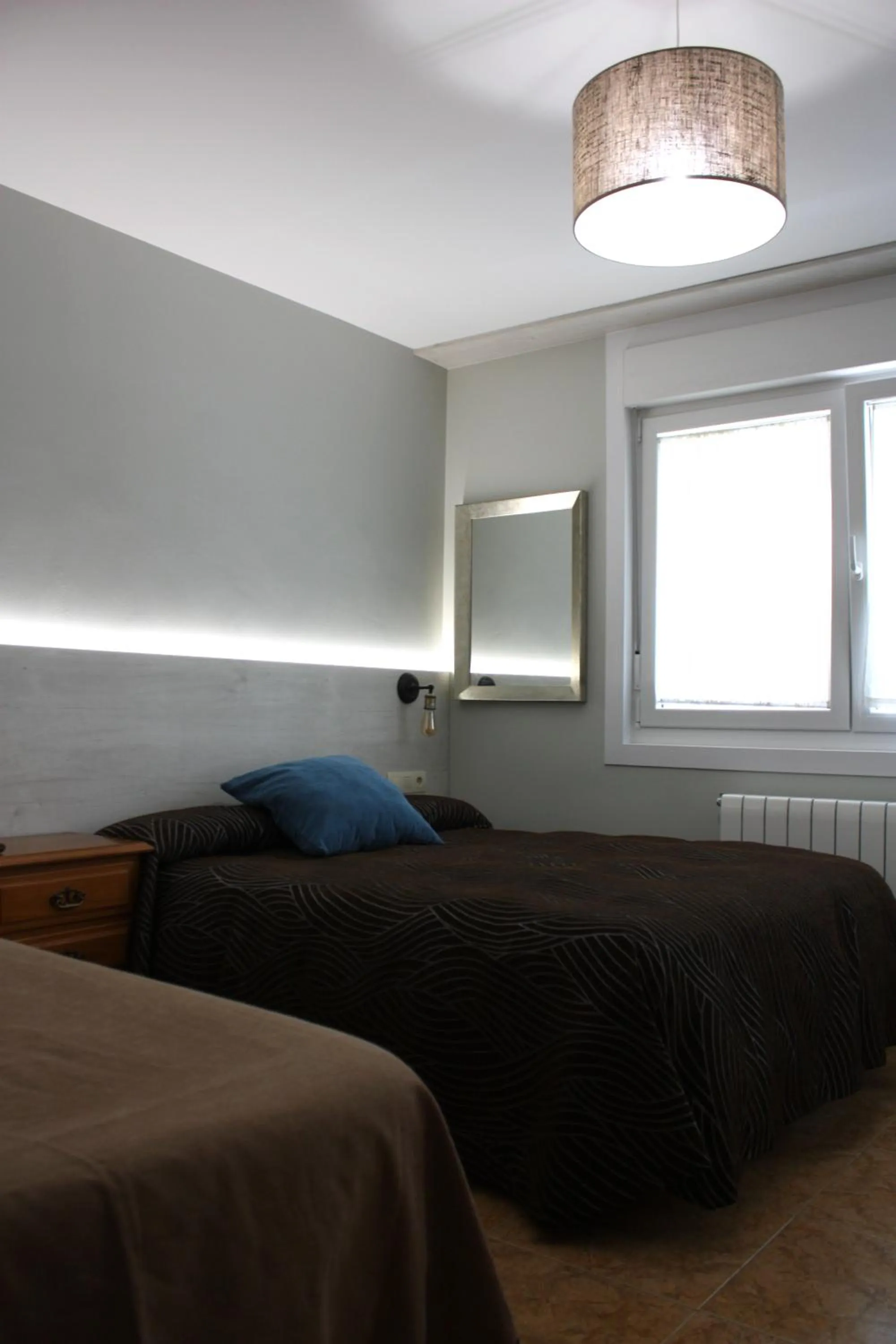 Bed in Hotel Bruselas