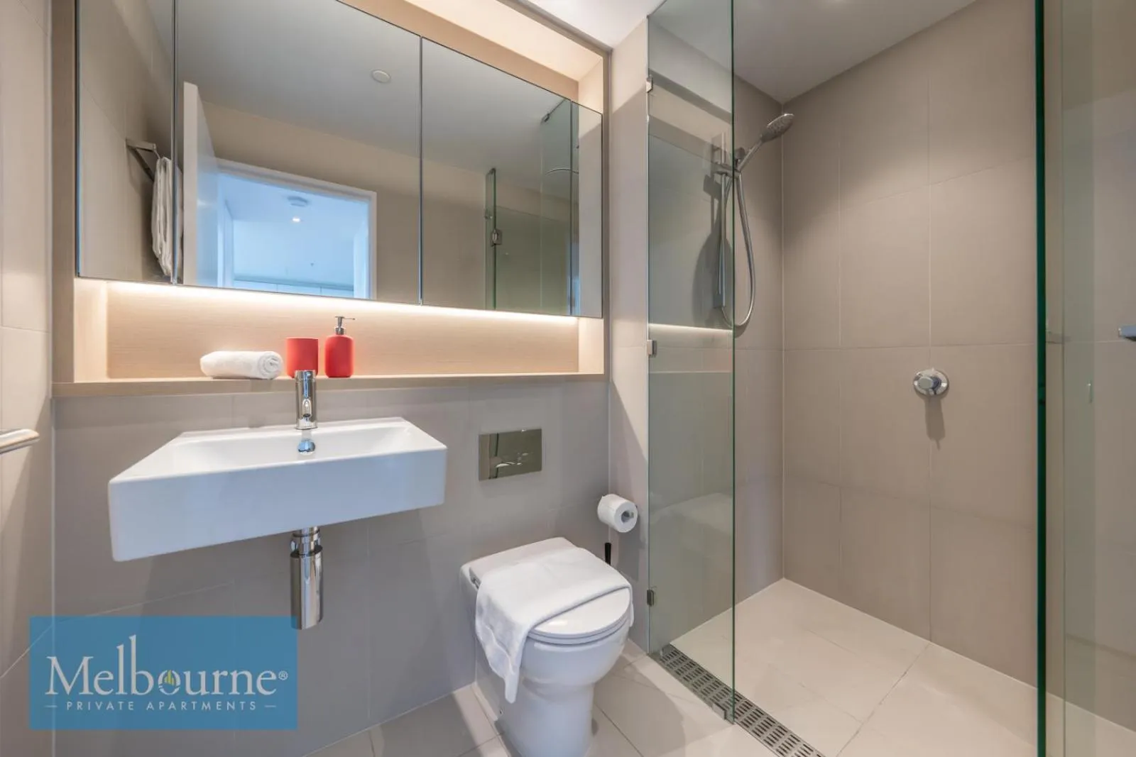 Bathroom in Melbourne Private Apartments - Collins Wharf Waterfront, Docklands