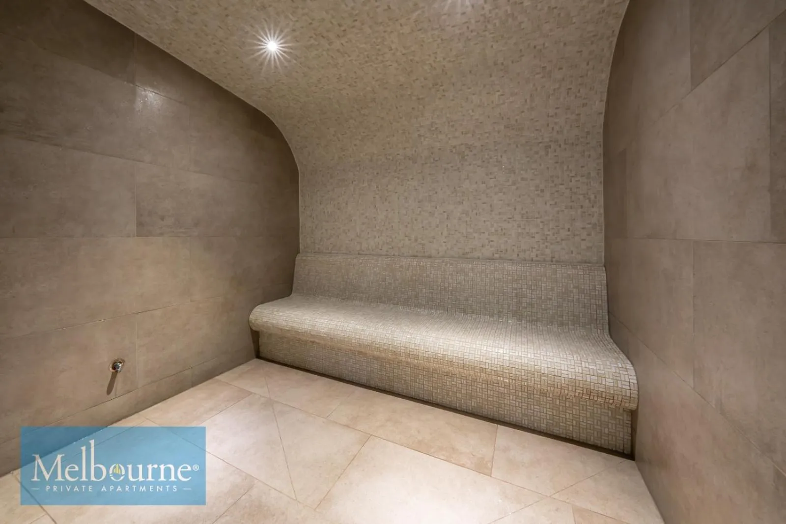 Steam room in Melbourne Private Apartments - Collins Wharf Waterfront, Docklands