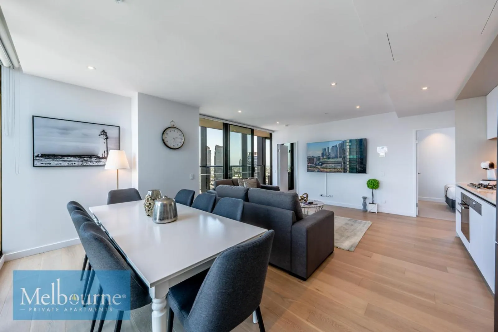 TV and multimedia in Melbourne Private Apartments - Collins Wharf Waterfront, Docklands