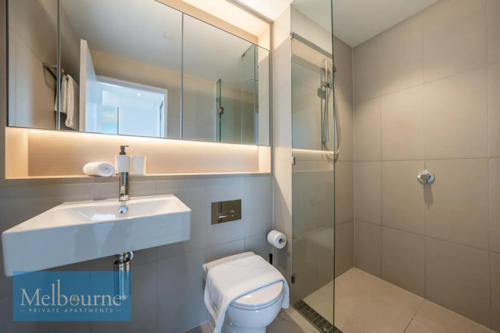 Bathroom in Melbourne Private Apartments - Collins Wharf Waterfront, Docklands