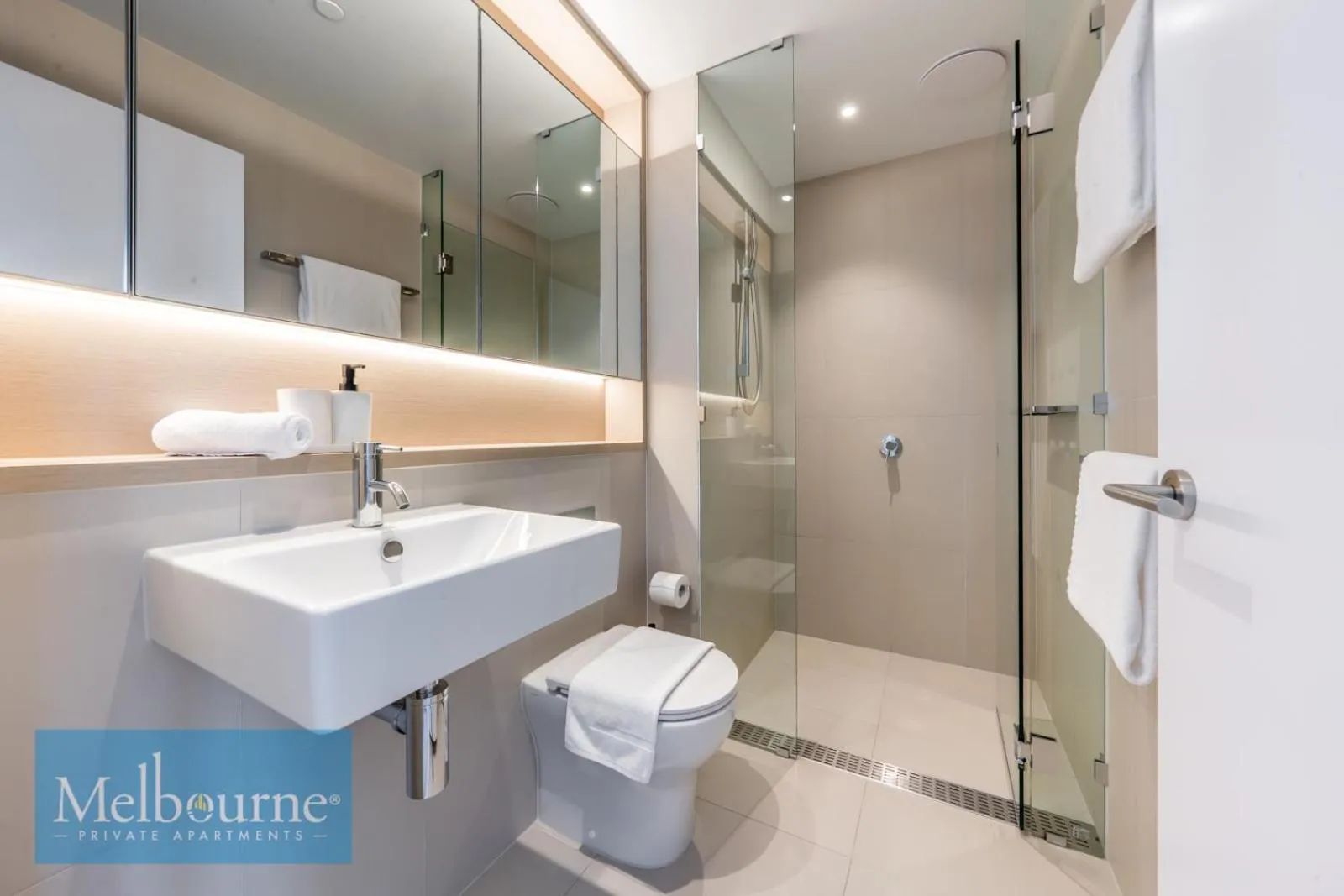 Bathroom in Melbourne Private Apartments - Collins Wharf Waterfront, Docklands