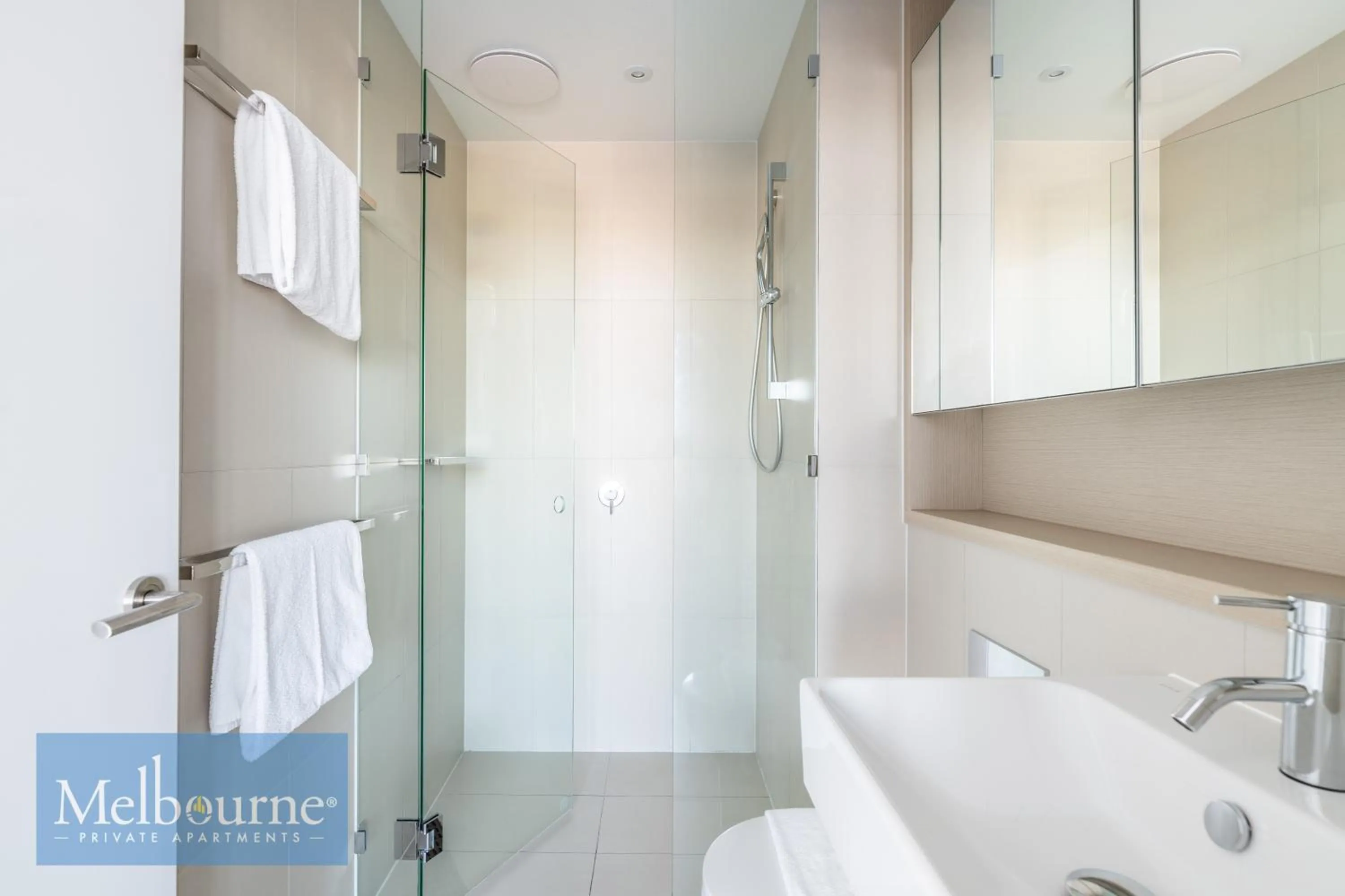 Shower in Melbourne Private Apartments - Collins Wharf Waterfront, Docklands