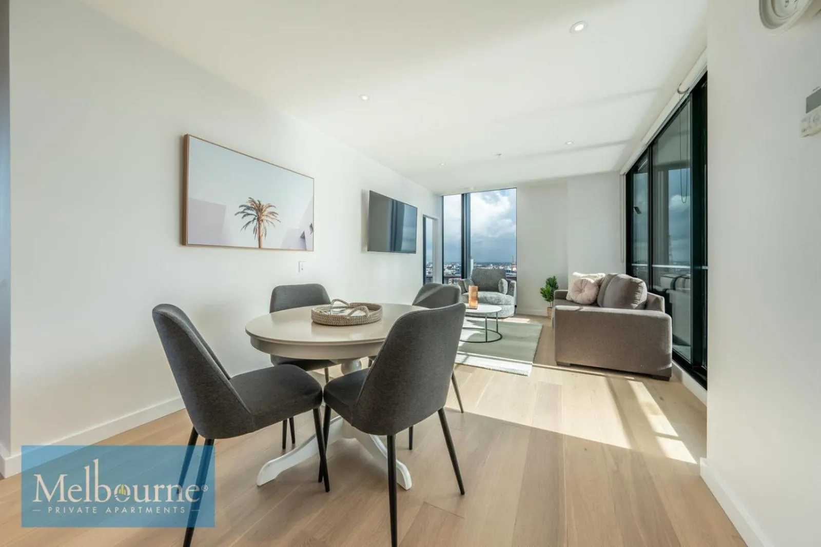 Dining area in Melbourne Private Apartments - Collins Wharf Waterfront, Docklands