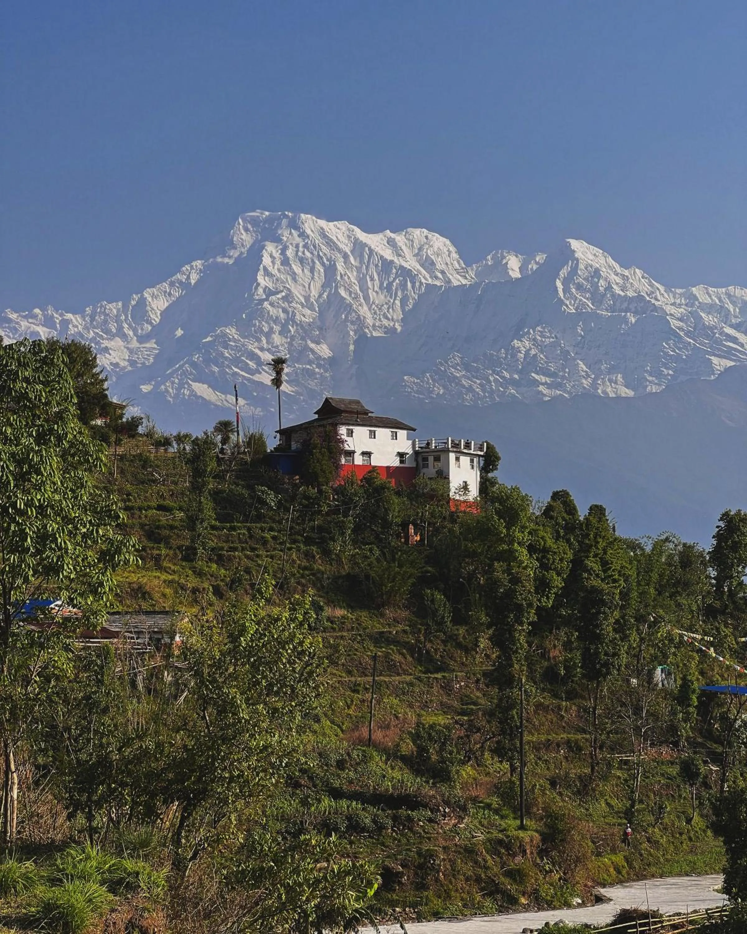 Natural landscape in ES Deurali Resort