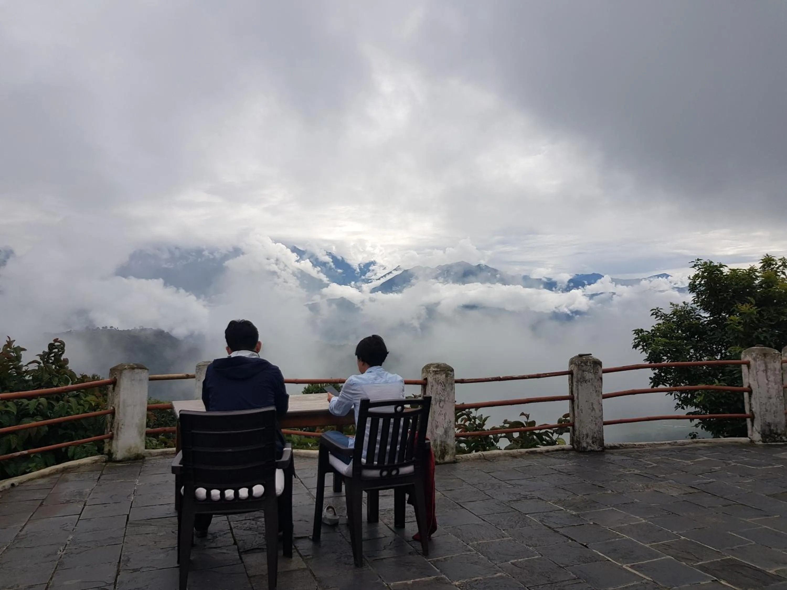 Patio in ES Deurali Resort