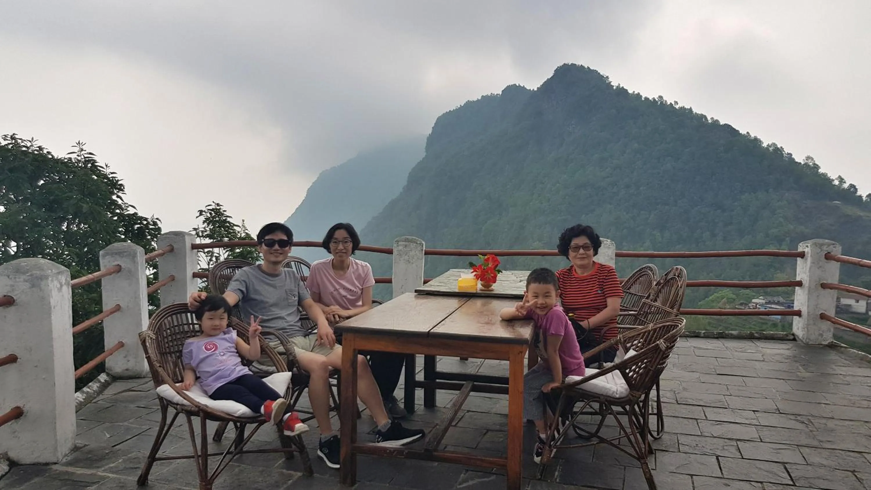 People in ES Deurali Resort