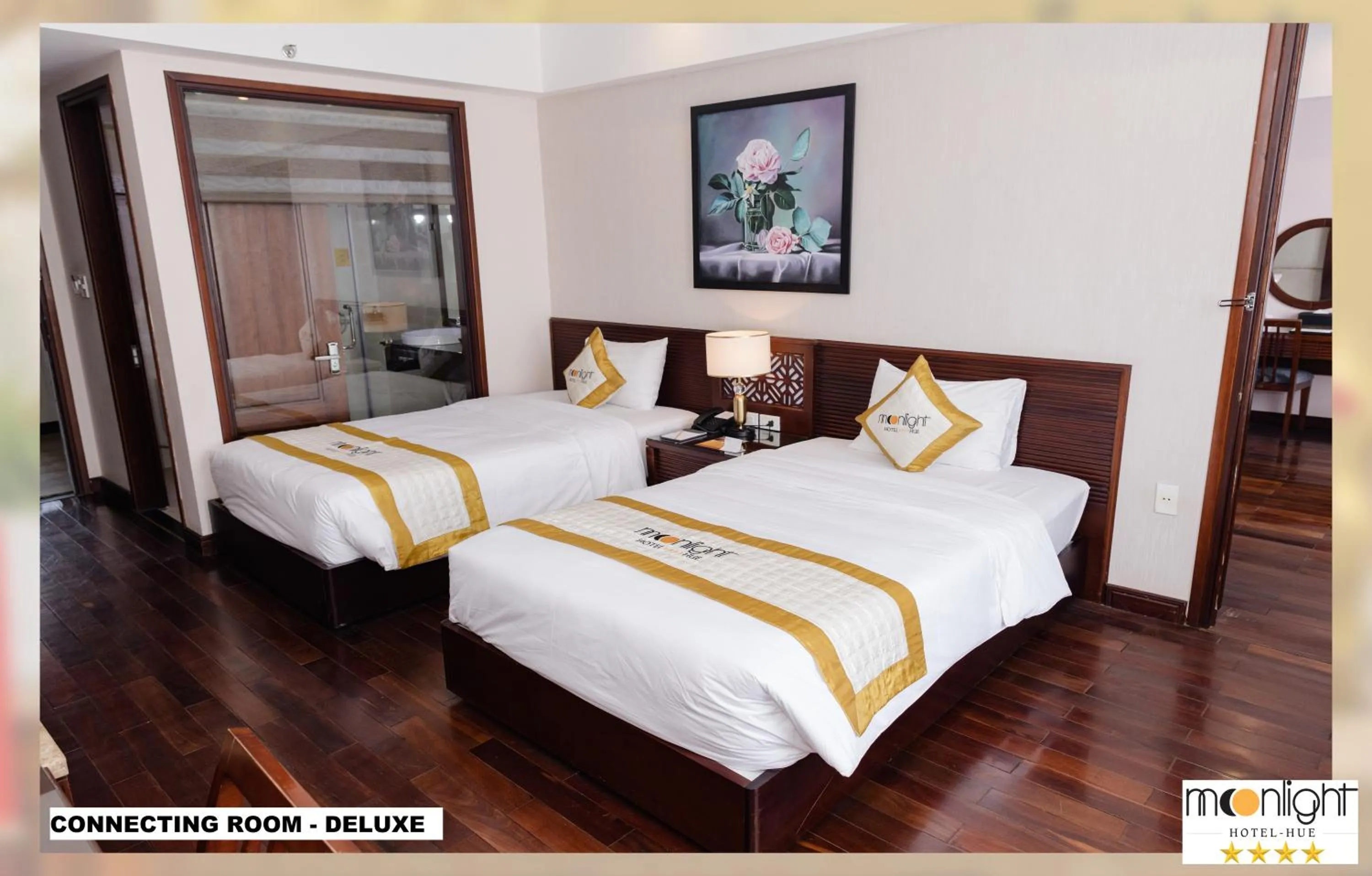 Bed in Moonlight Hotel Hue