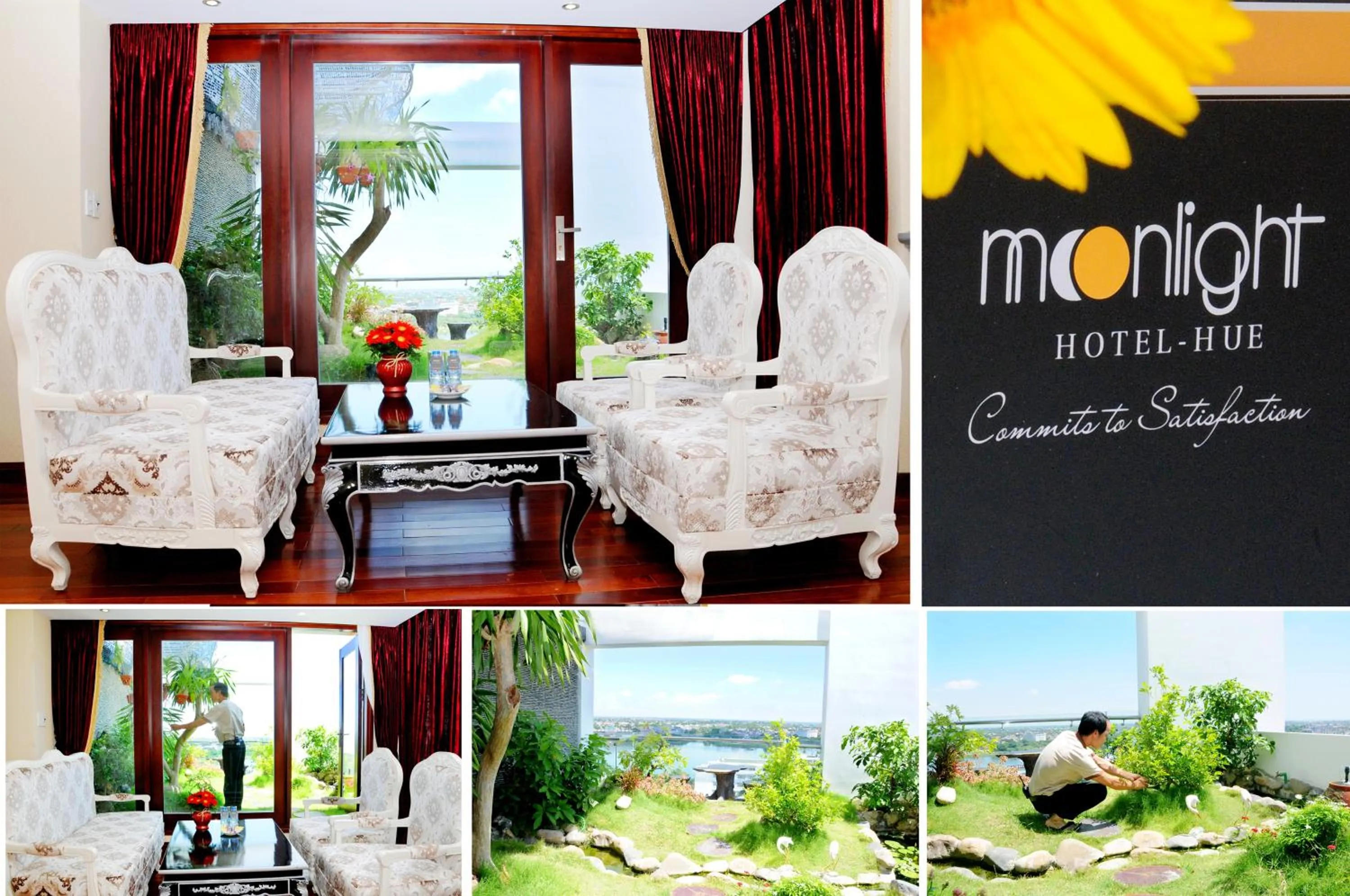 Property building in Moonlight Hotel Hue