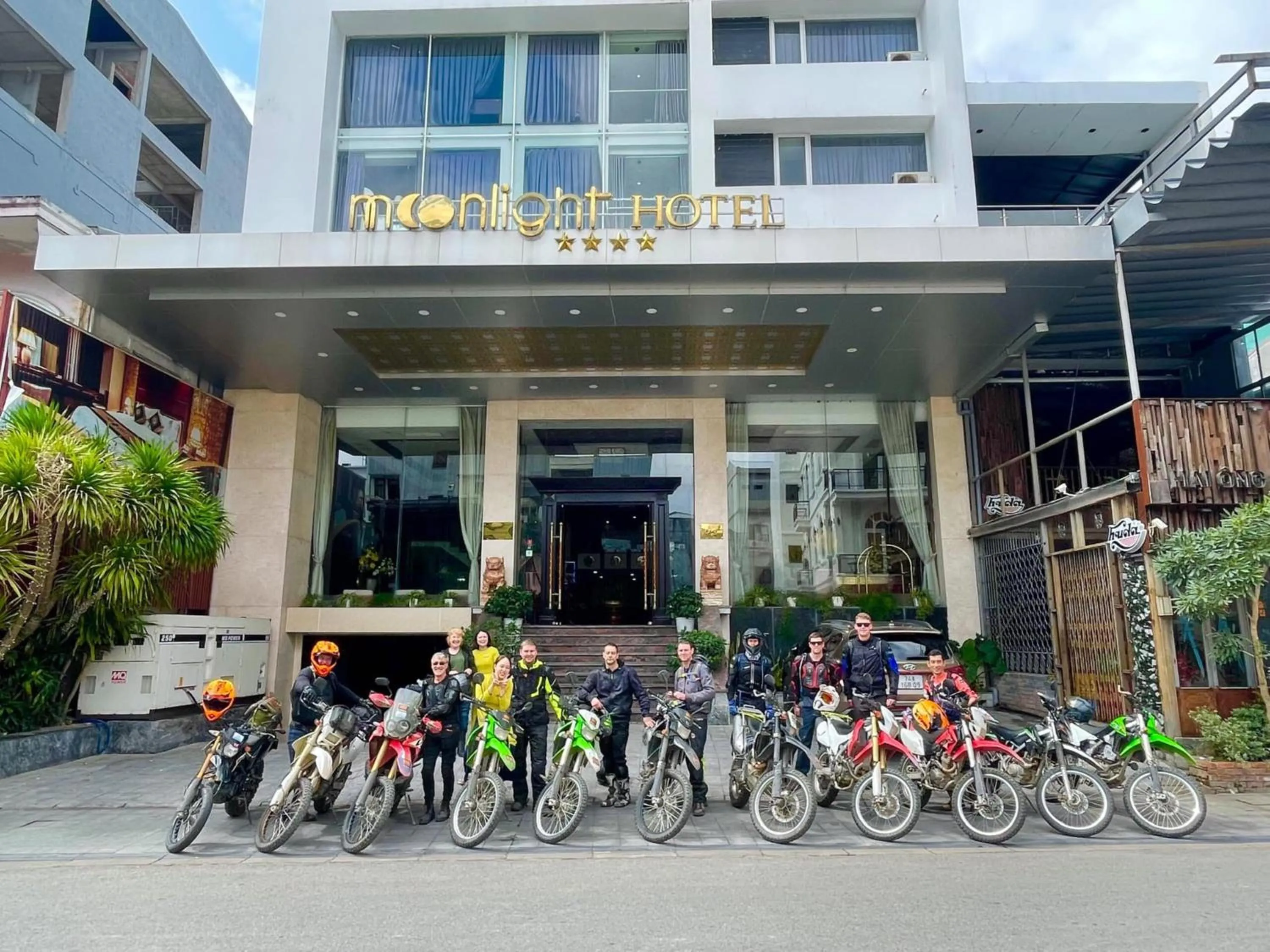 Property building in Moonlight Hotel Hue