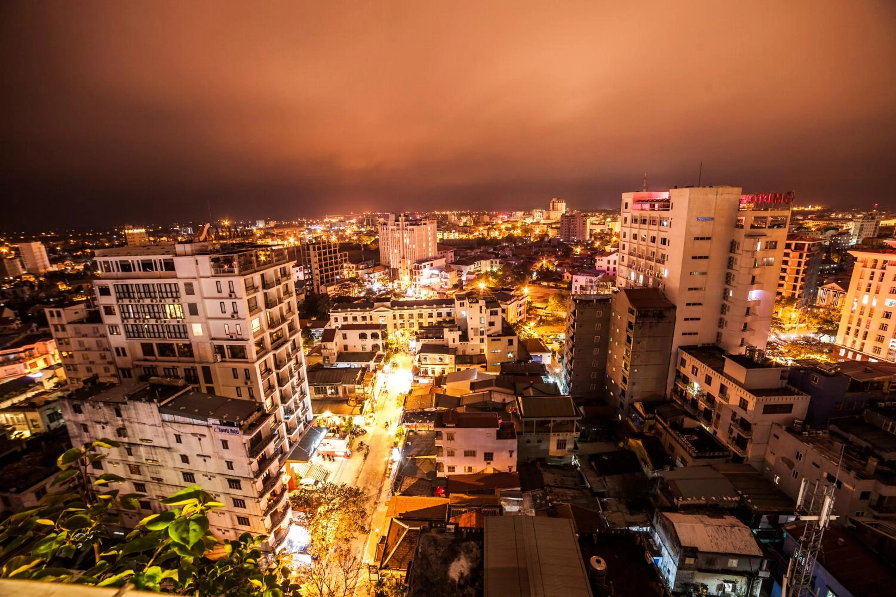 Bird's eye view in Moonlight Hotel Hue