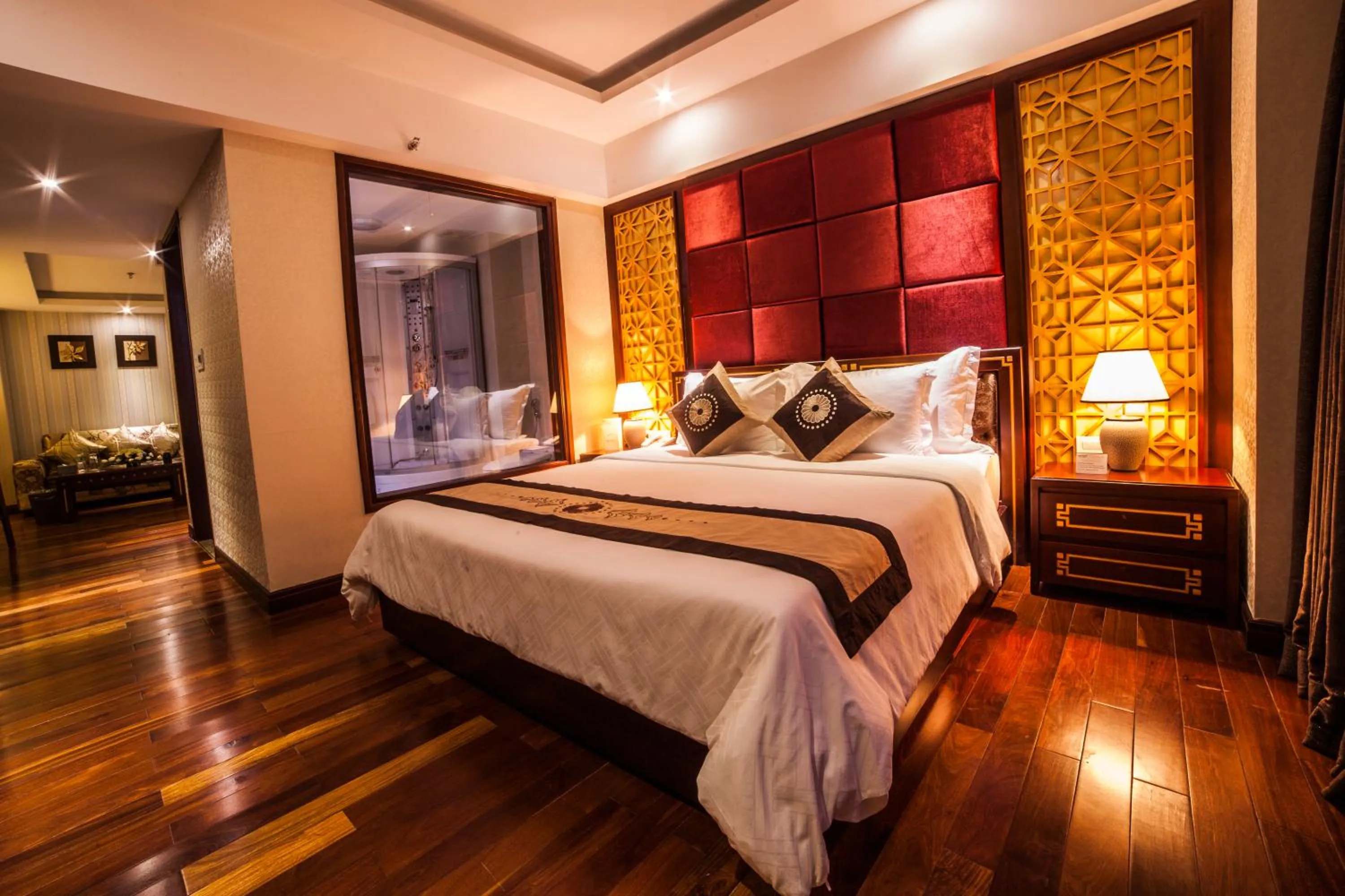 Bedroom, Bed in Moonlight Hotel Hue