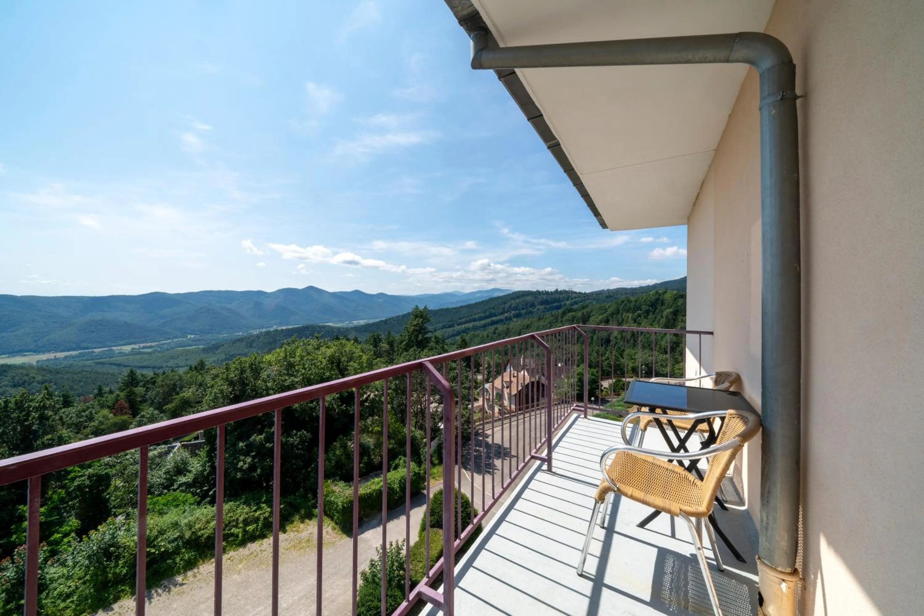 Balcony/Terrace in Alexain Hotel Restaurant & Wellness - Colmar Ouest