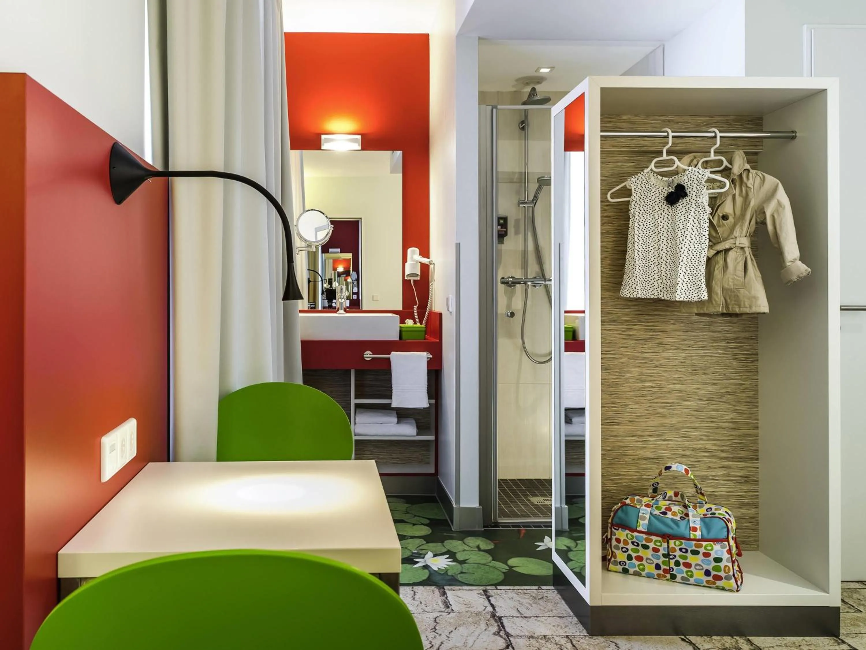 Bedroom, Bed in ibis Styles Karlsruhe Ettlingen