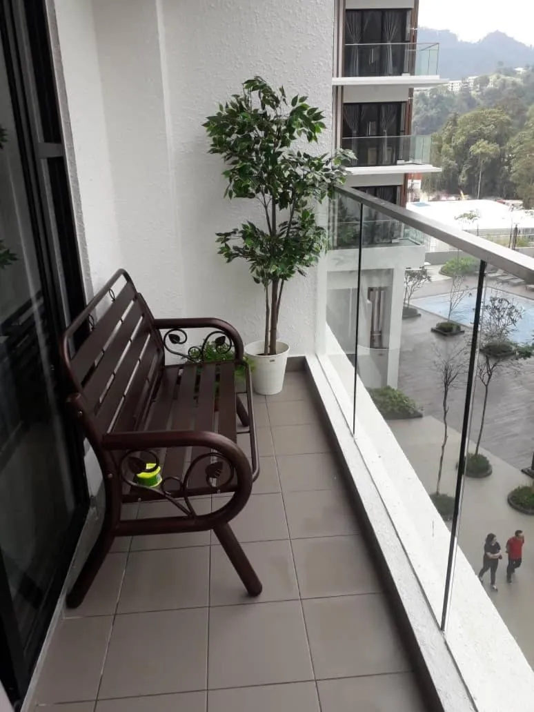Balcony/Terrace in Holiday Home @ Midhills Genting