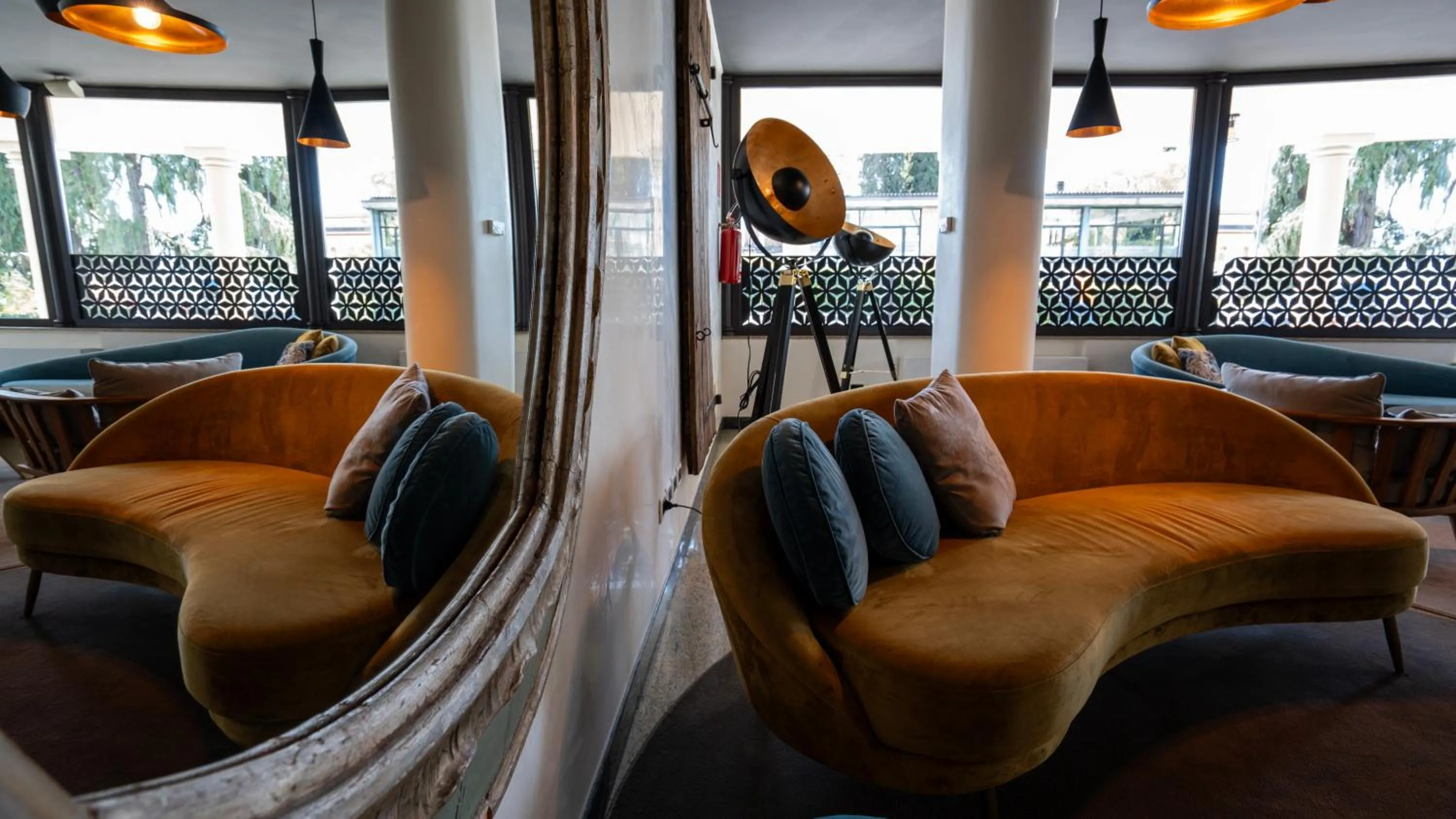 Lobby or reception in Gardone Palace Hotel