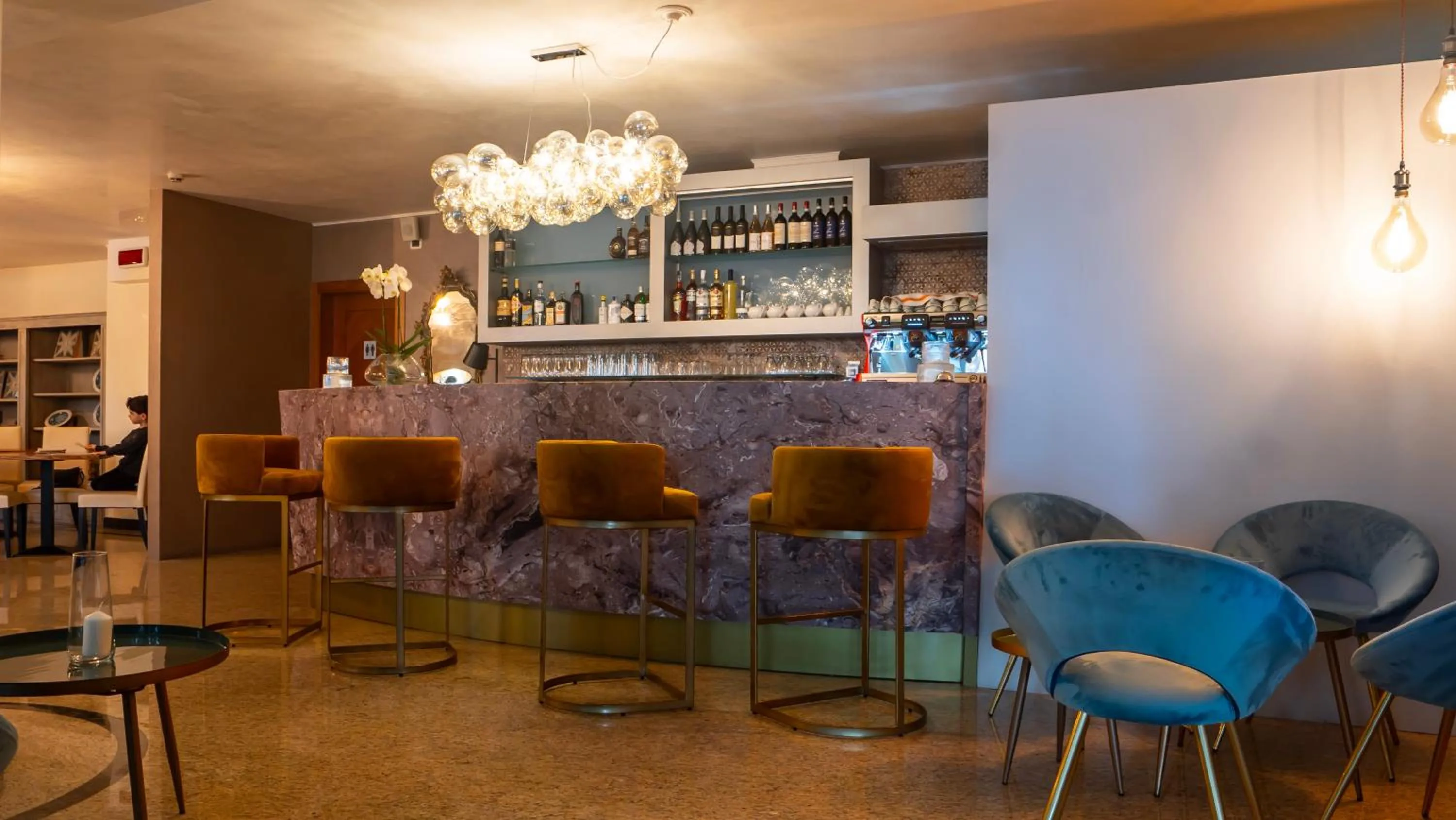 Lounge or bar in Gardone Palace Hotel