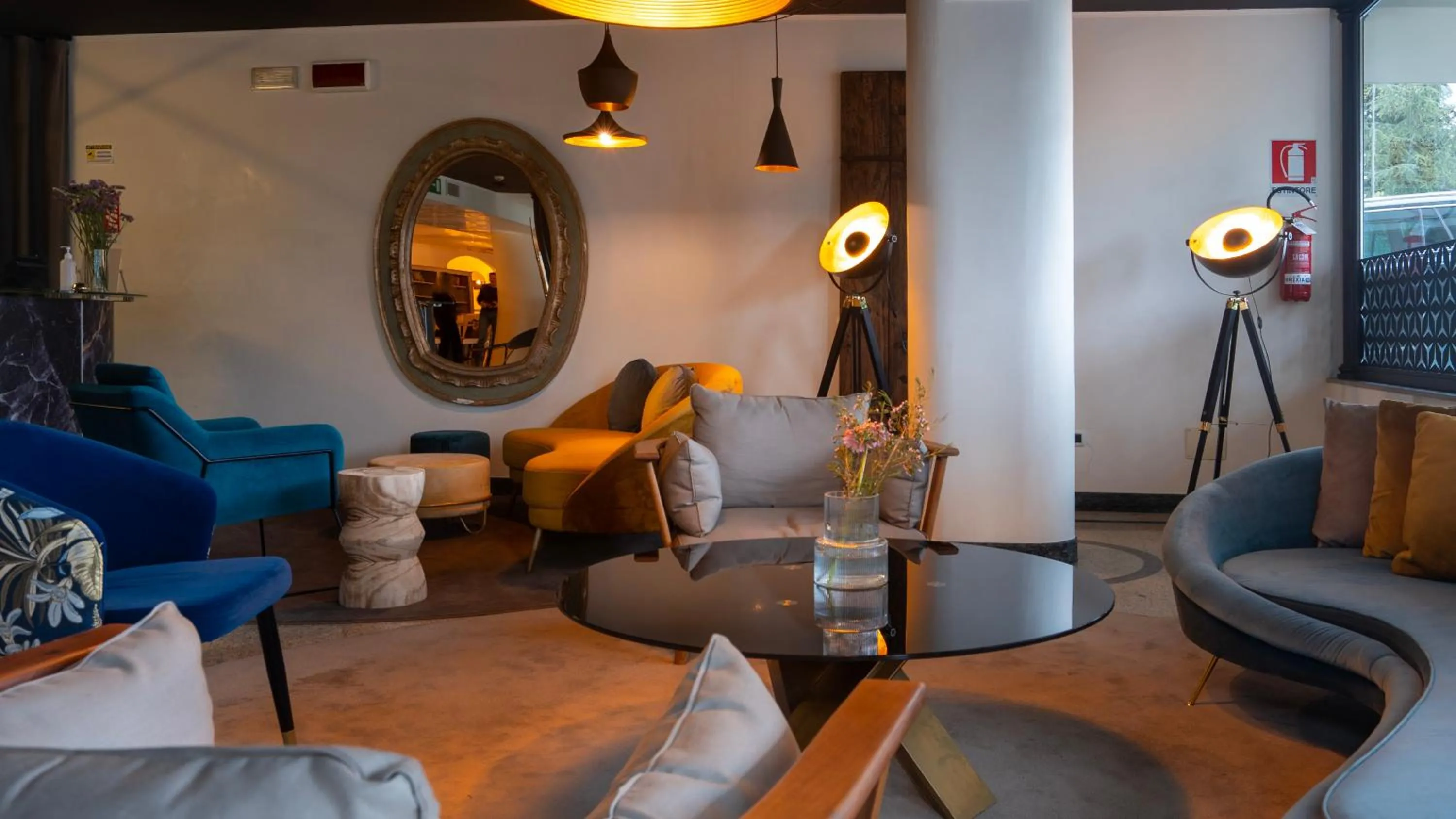 Lobby or reception in Gardone Palace Hotel