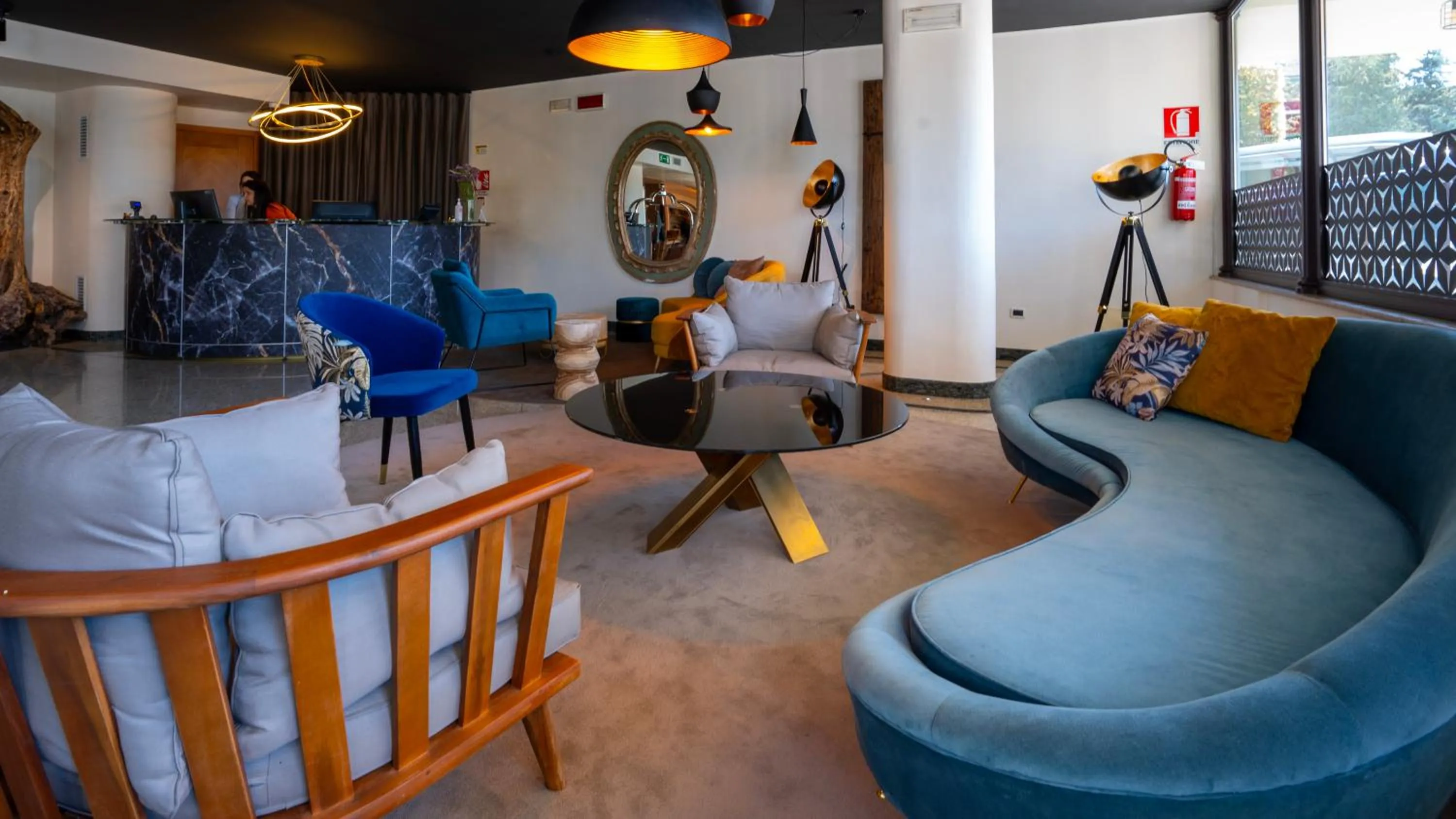 Lobby or reception in Gardone Palace Hotel