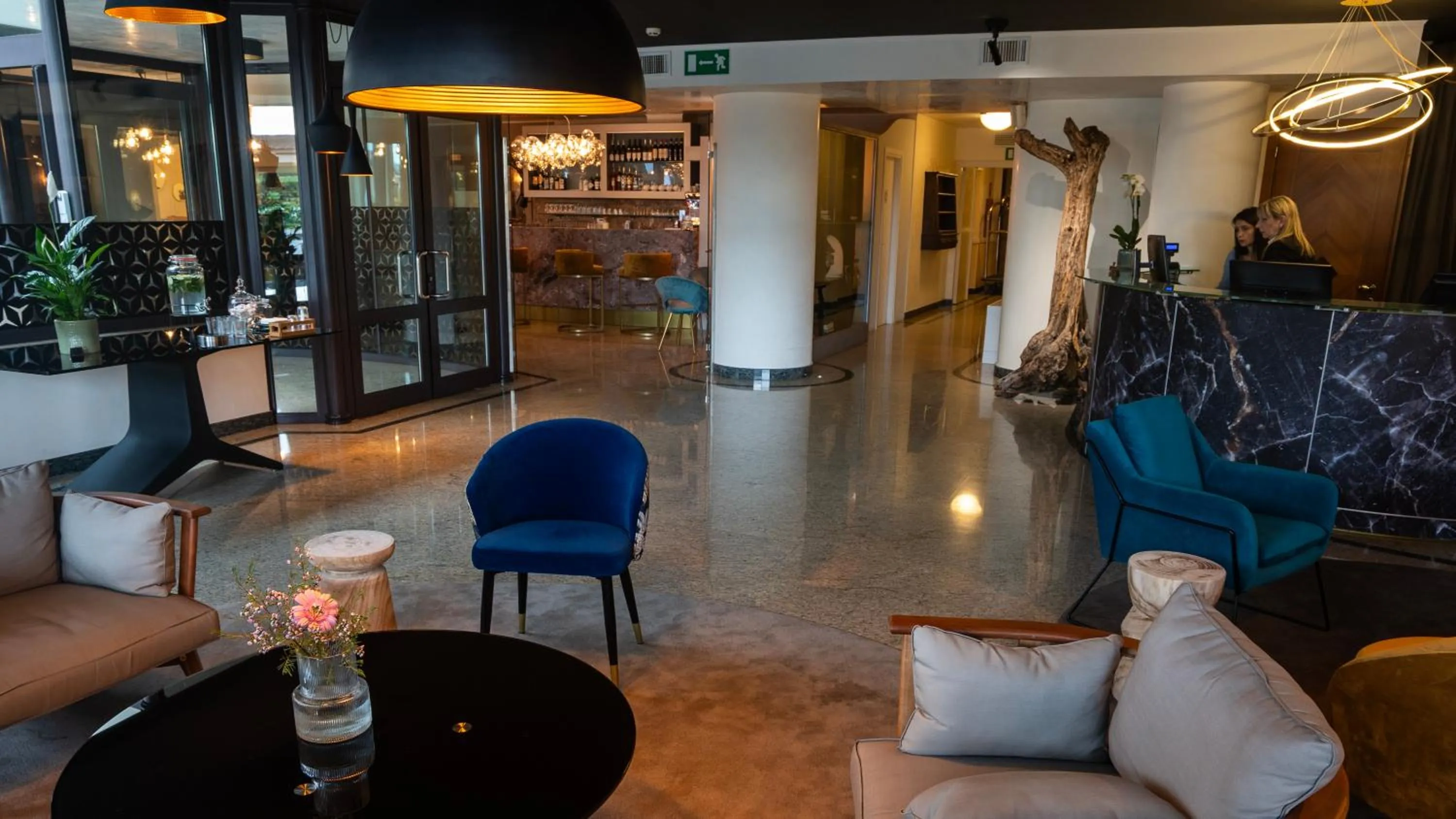 Lobby or reception in Gardone Palace Hotel