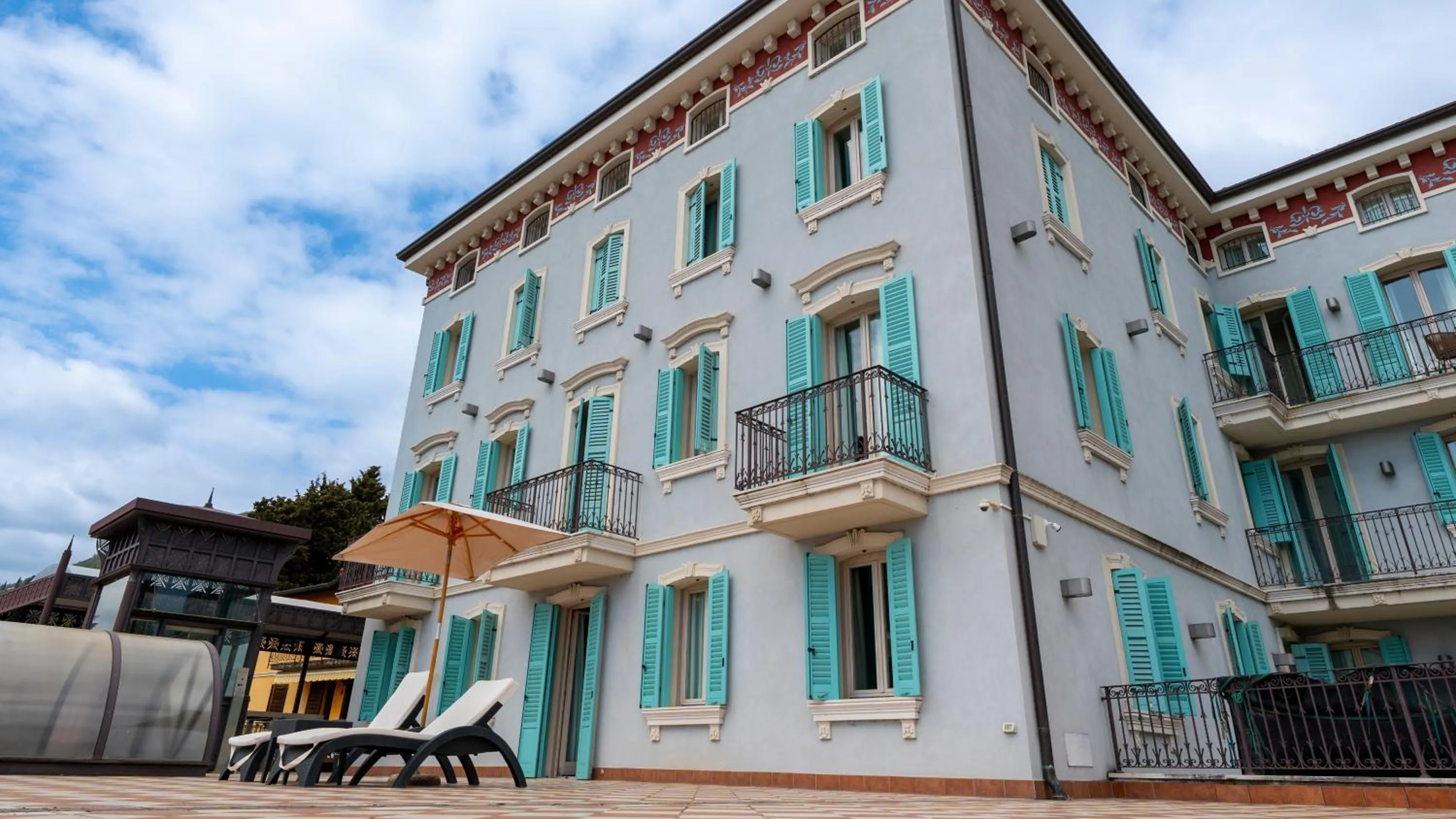 Property building in Gardone Palace Hotel