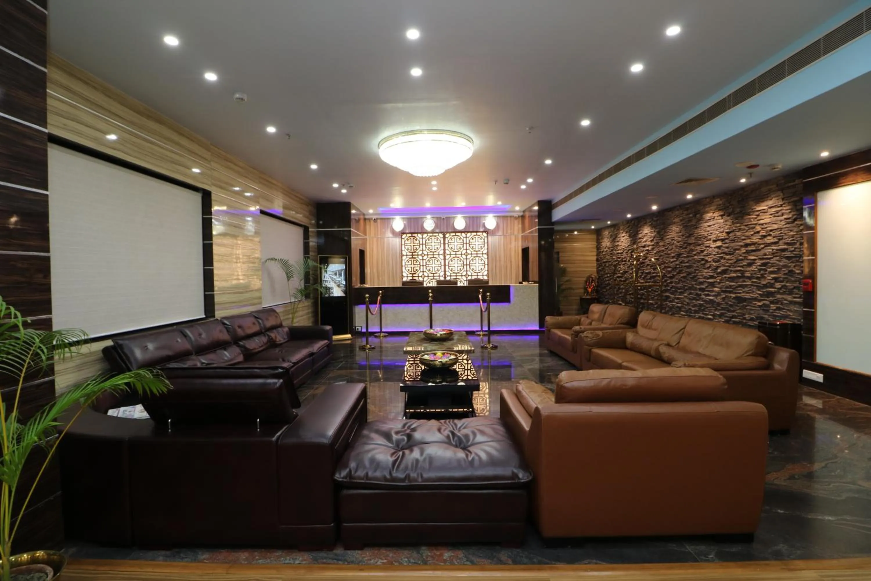 Lobby or reception in Aristocrat Hotel, New Town, Kolkata