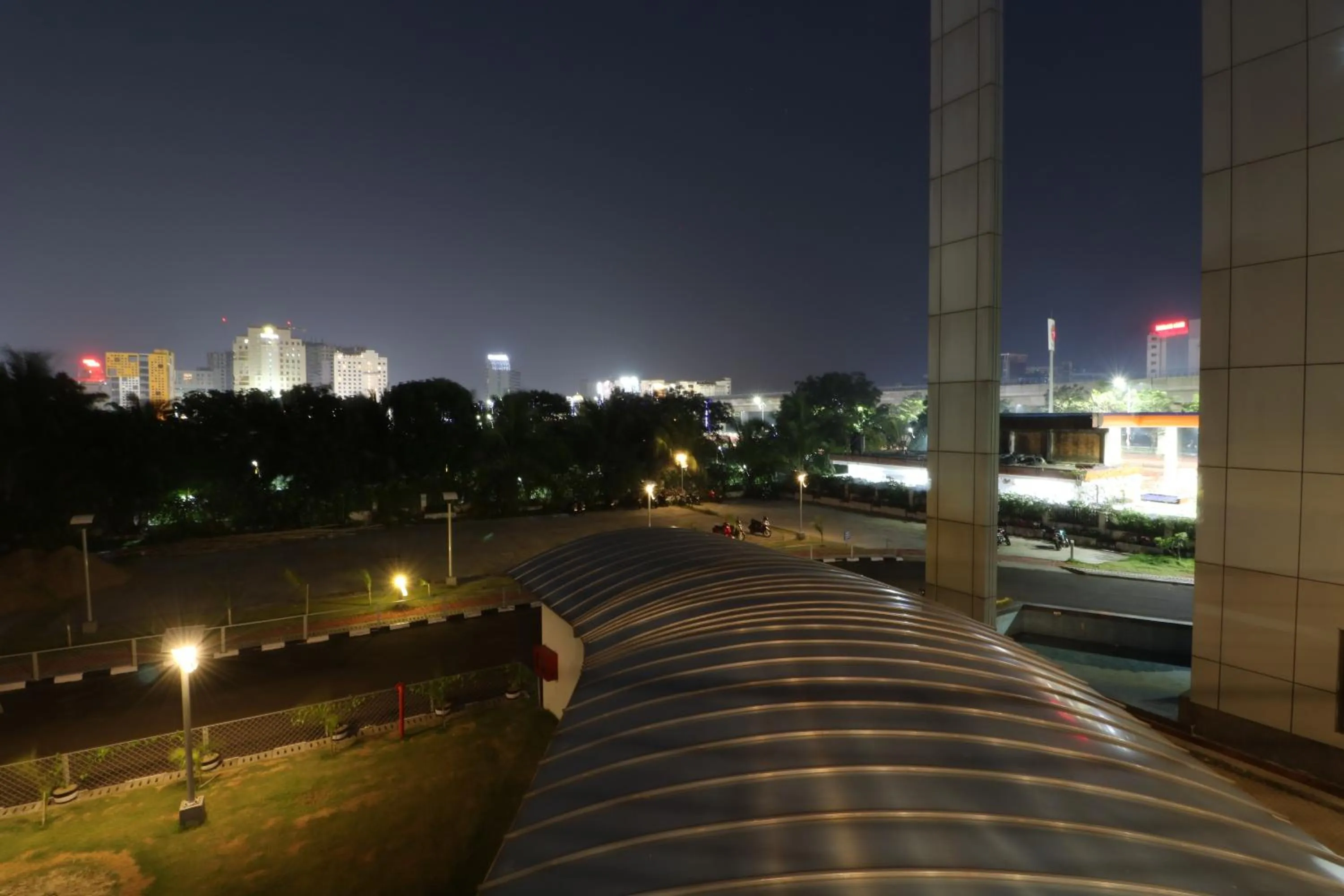 City view in Aristocrat Hotel, New Town, Kolkata