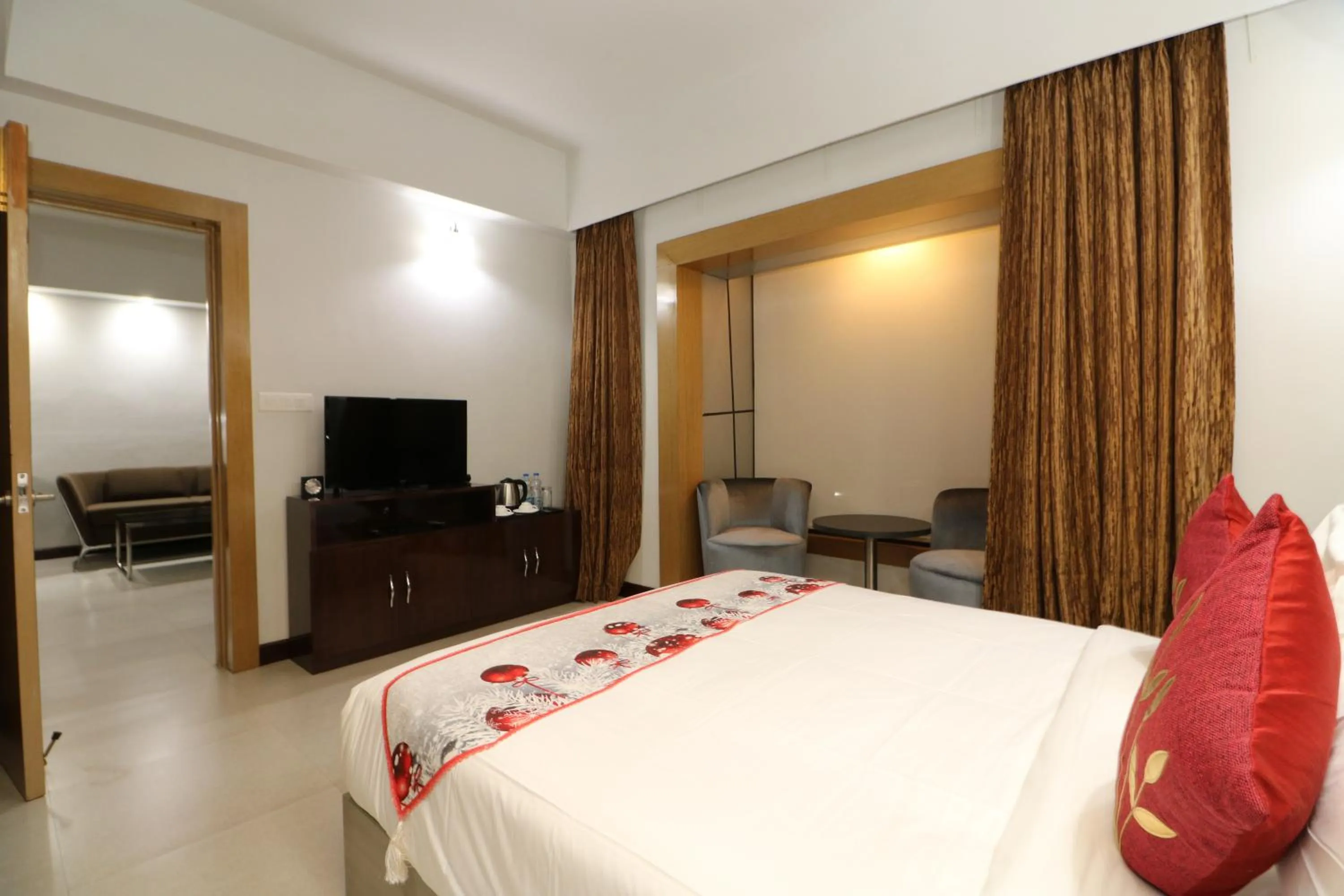 Bedroom in Aristocrat Hotel, New Town, Kolkata