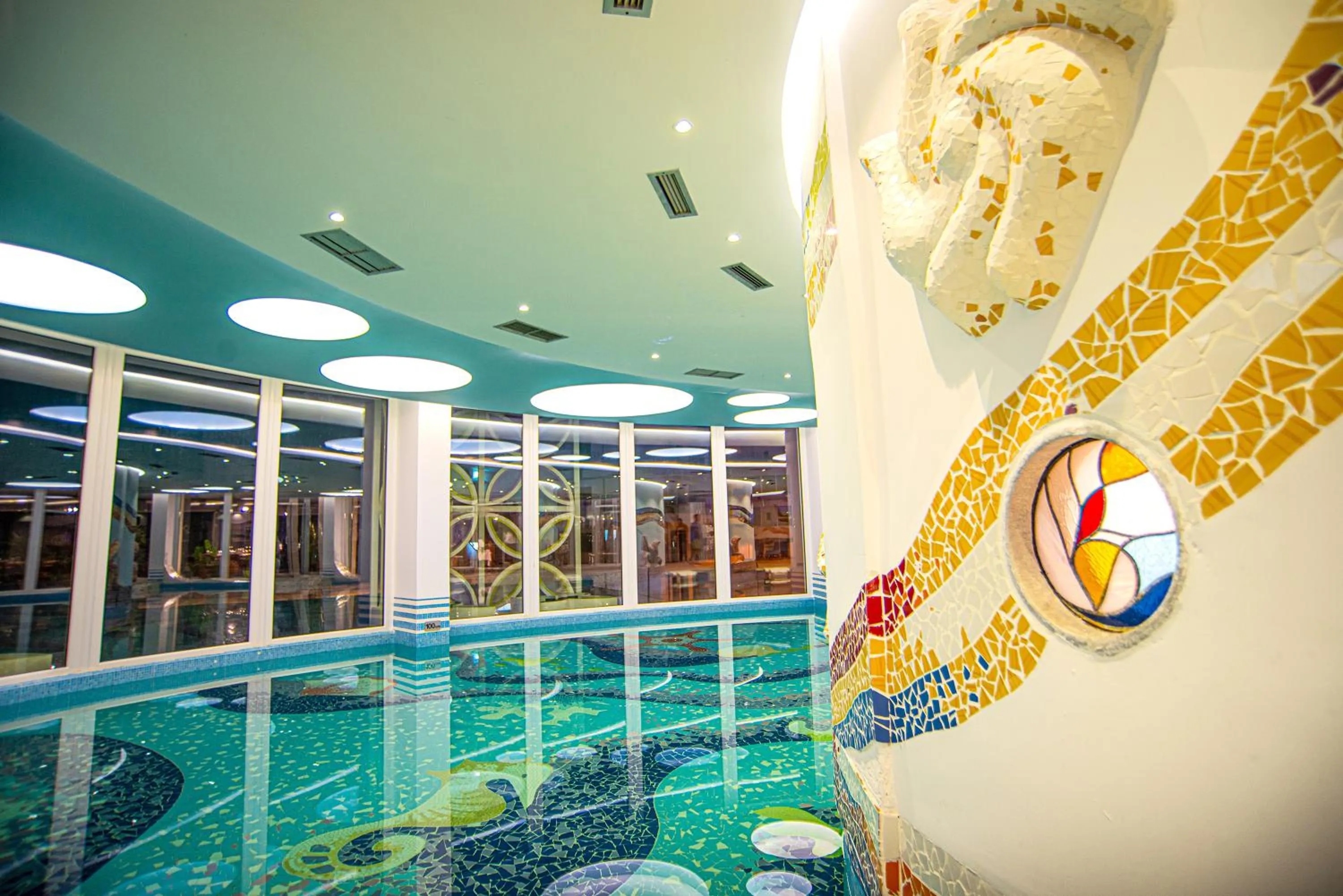 Swimming pool in Bougainville Bay Apartments