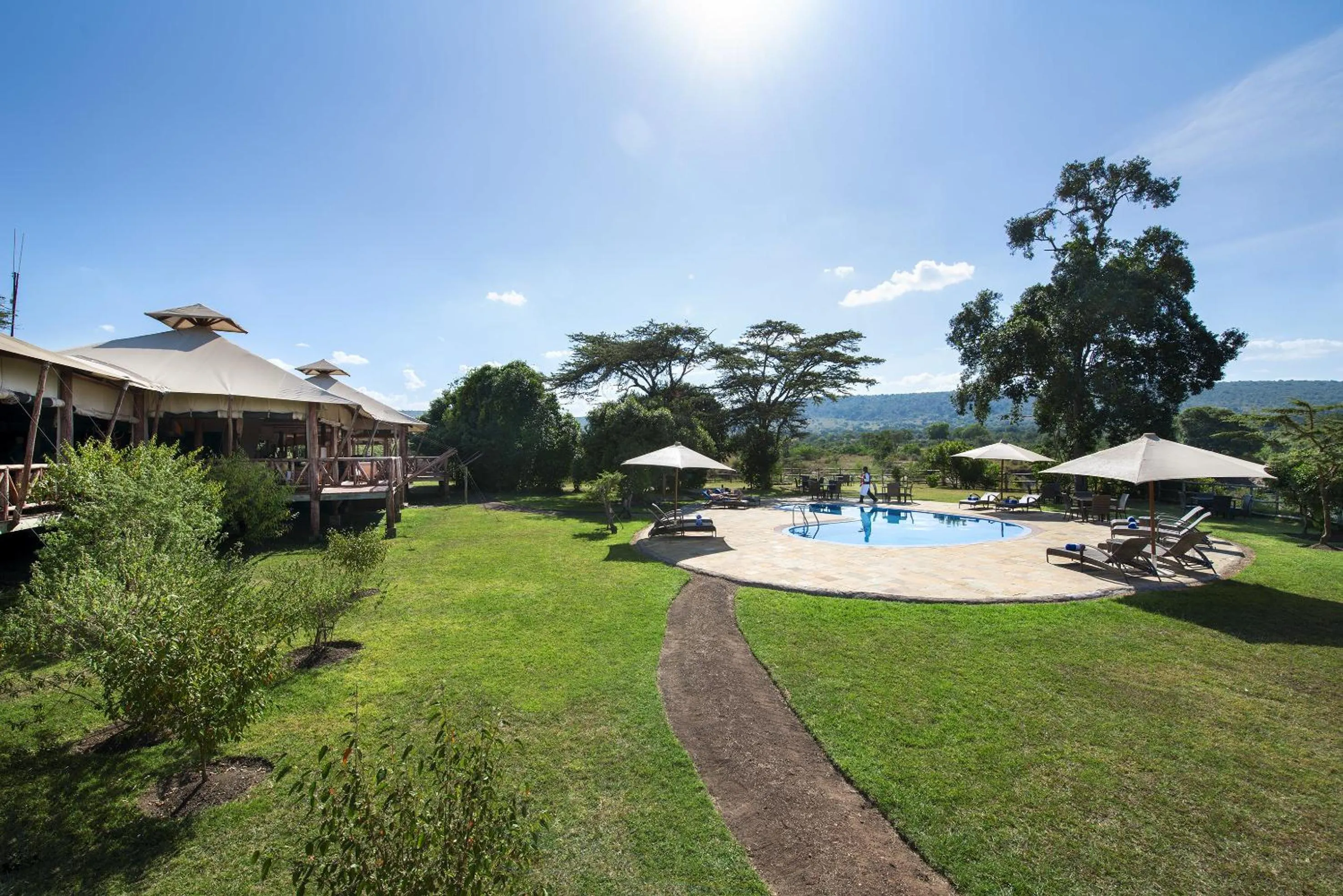 Swimming pool in Neptune Mara Rianta Luxury Camp - All Inclusive.