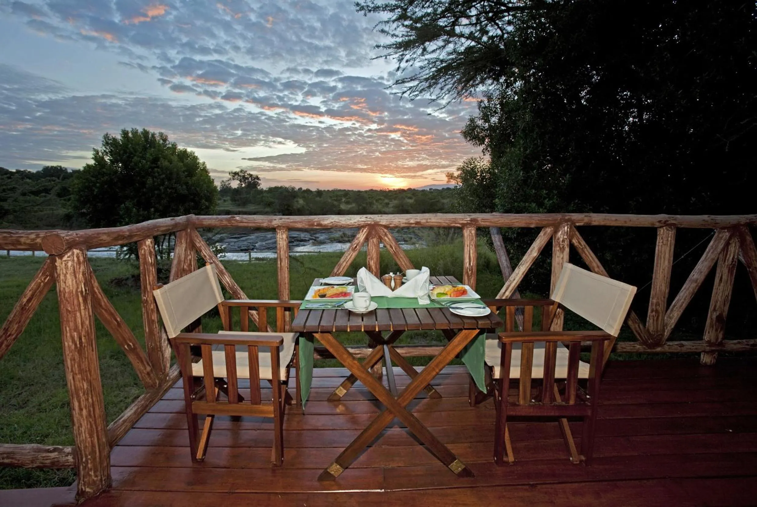 Balcony/Terrace in Neptune Mara Rianta Luxury Camp - All Inclusive.
