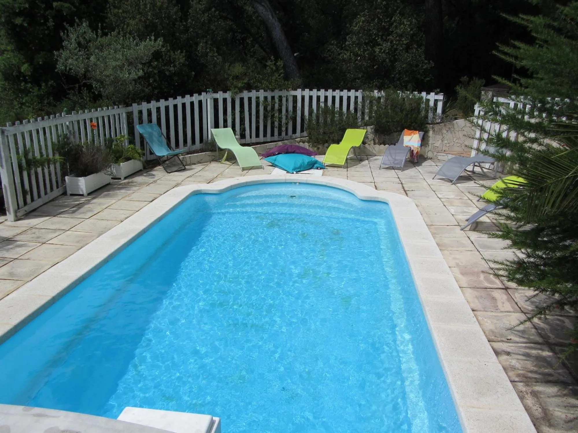 Pool view in Villa Batelo